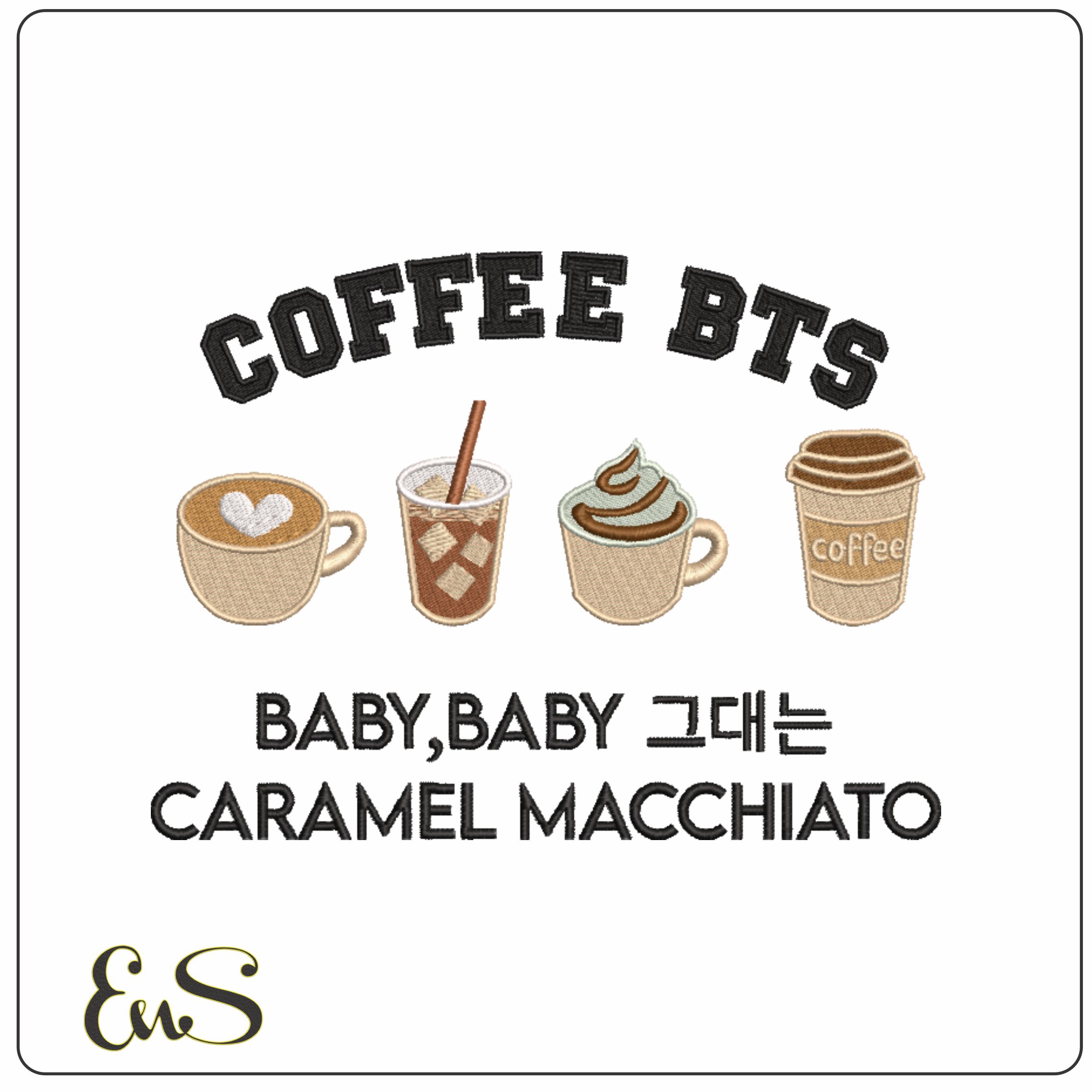 Coffee Bts Outlined