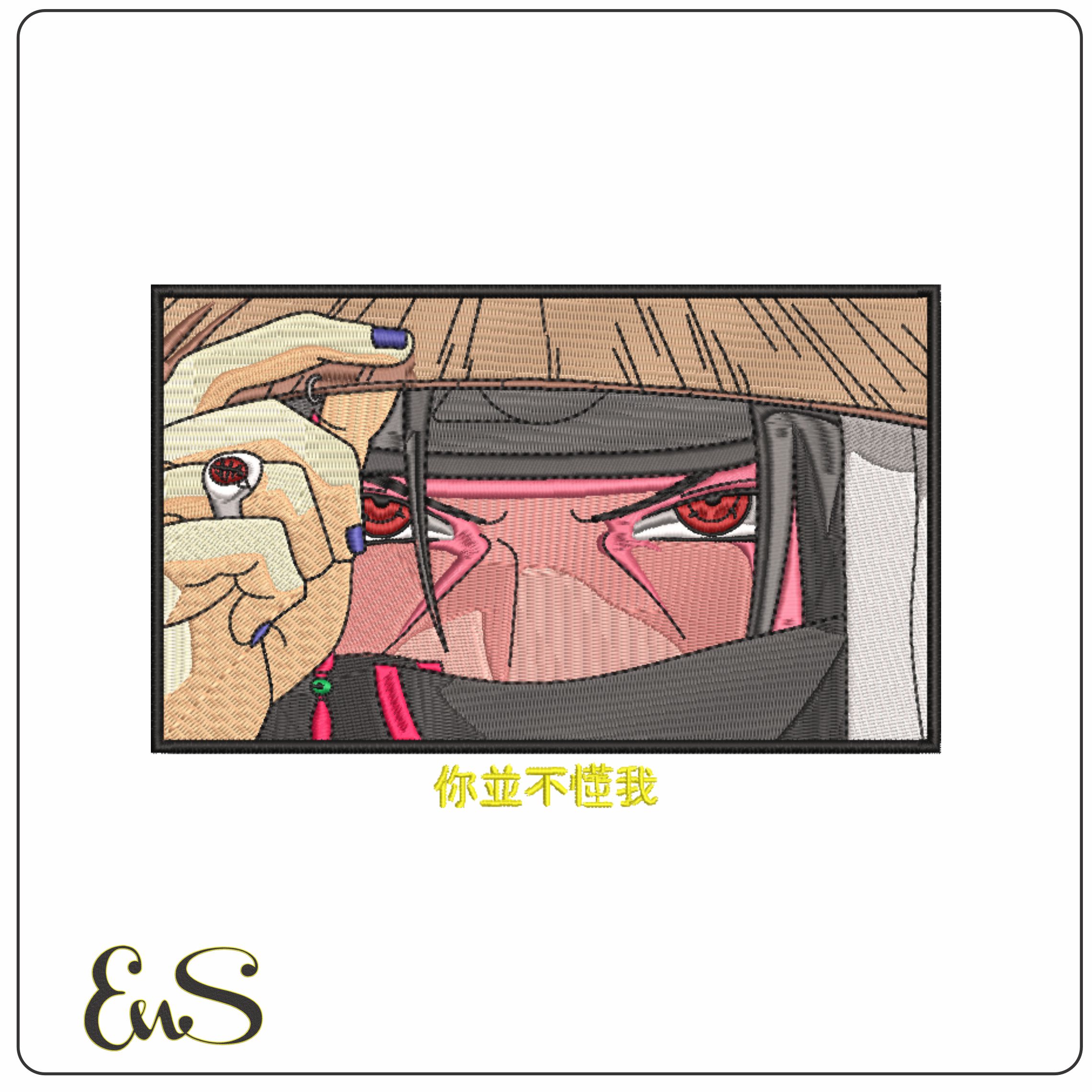 Itachi Uchiha Eyes And Hair Naruto Anime