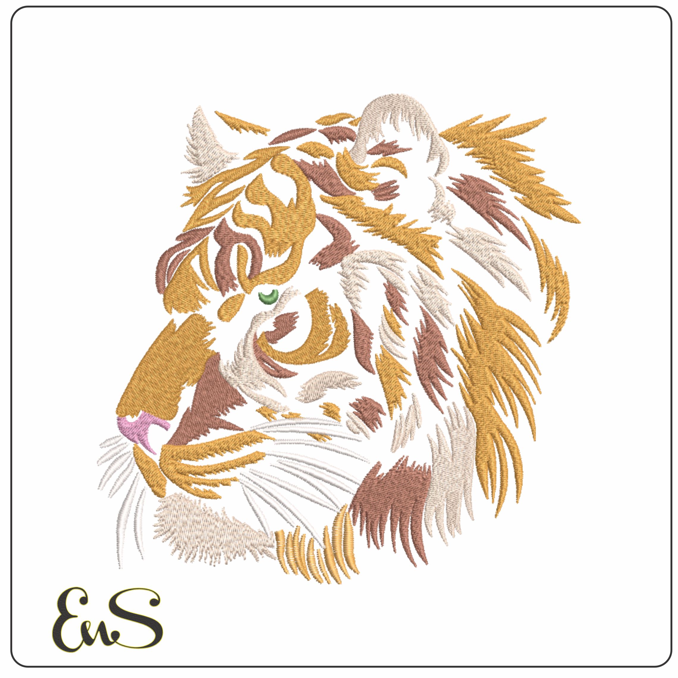 Side On Face Tiger