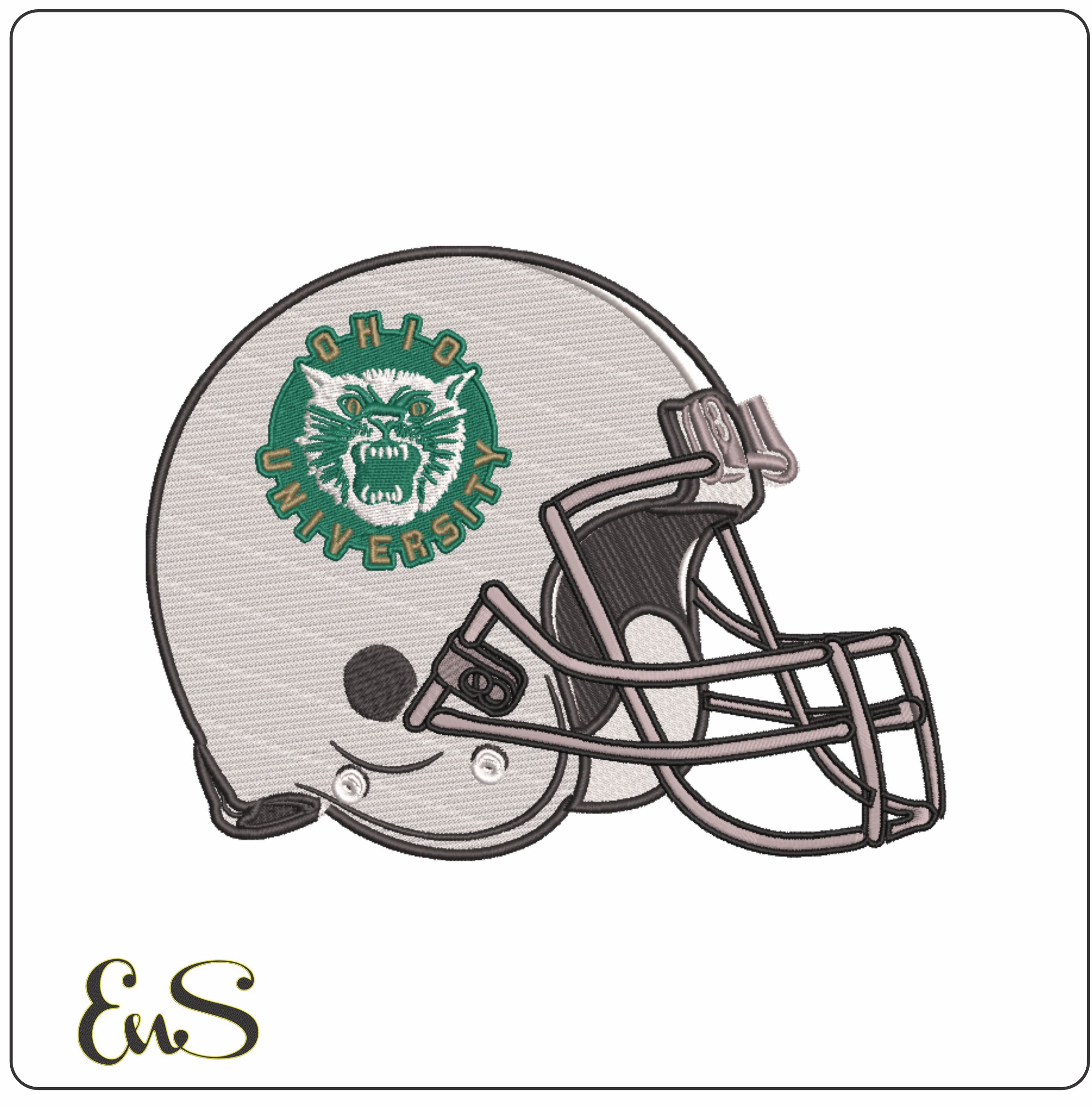 Af Helmet Ohio Bobcats 1958 To 1978 Ohio University