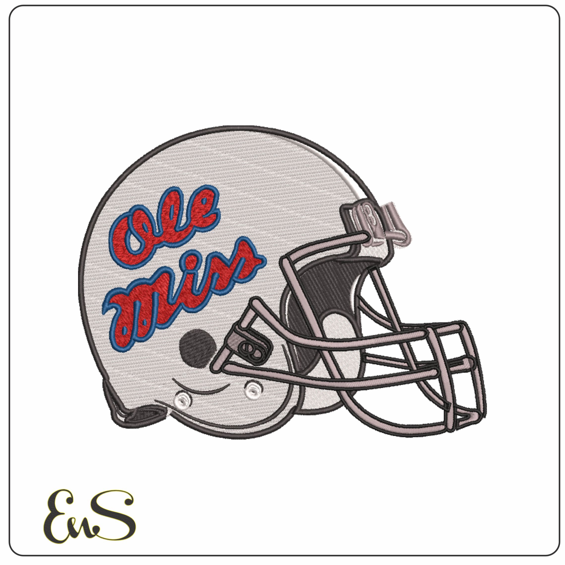 Af Helmet Ole Miss Rebels Name University Of Mississippi