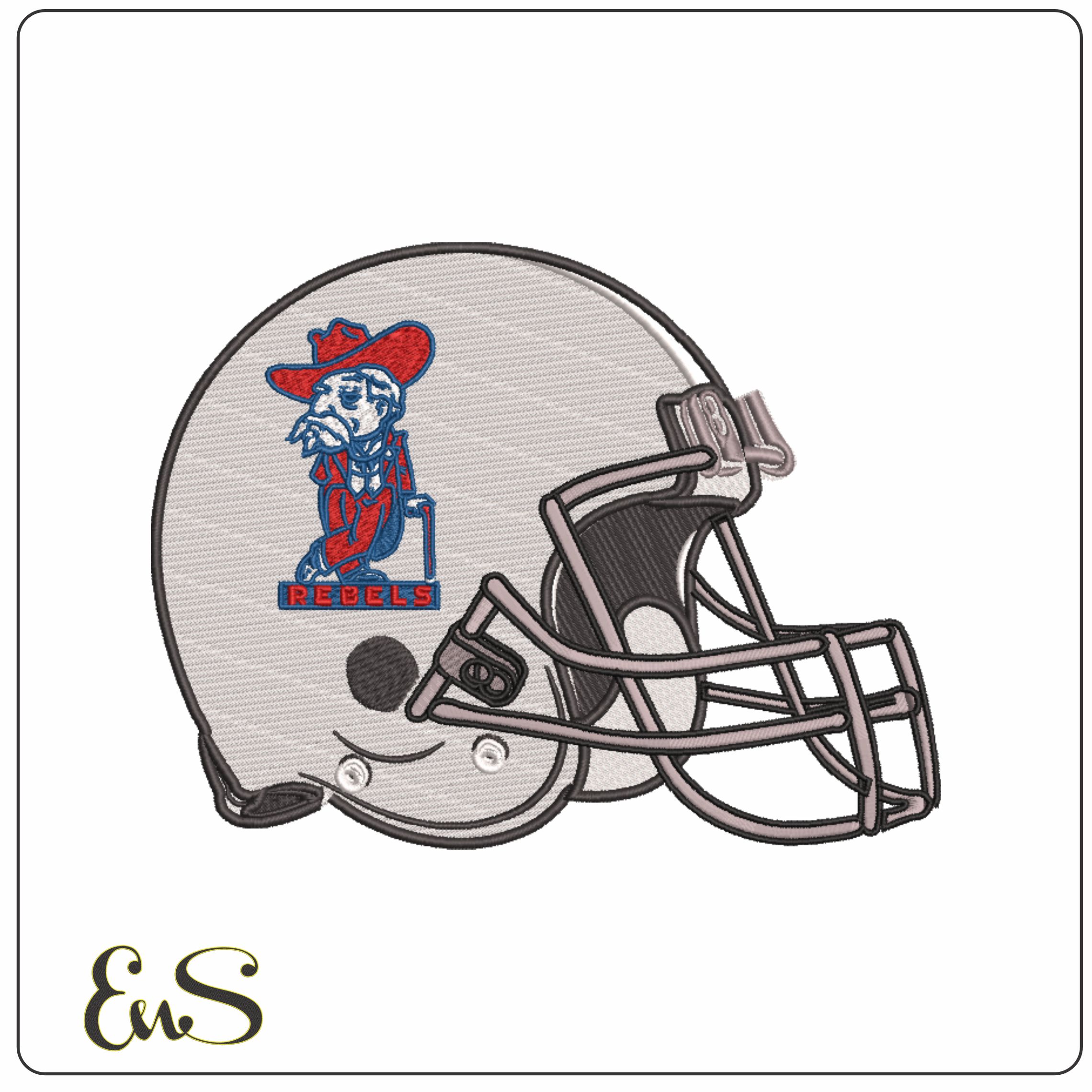 Af Helmet Ole Miss Rebels University Of Mississippi