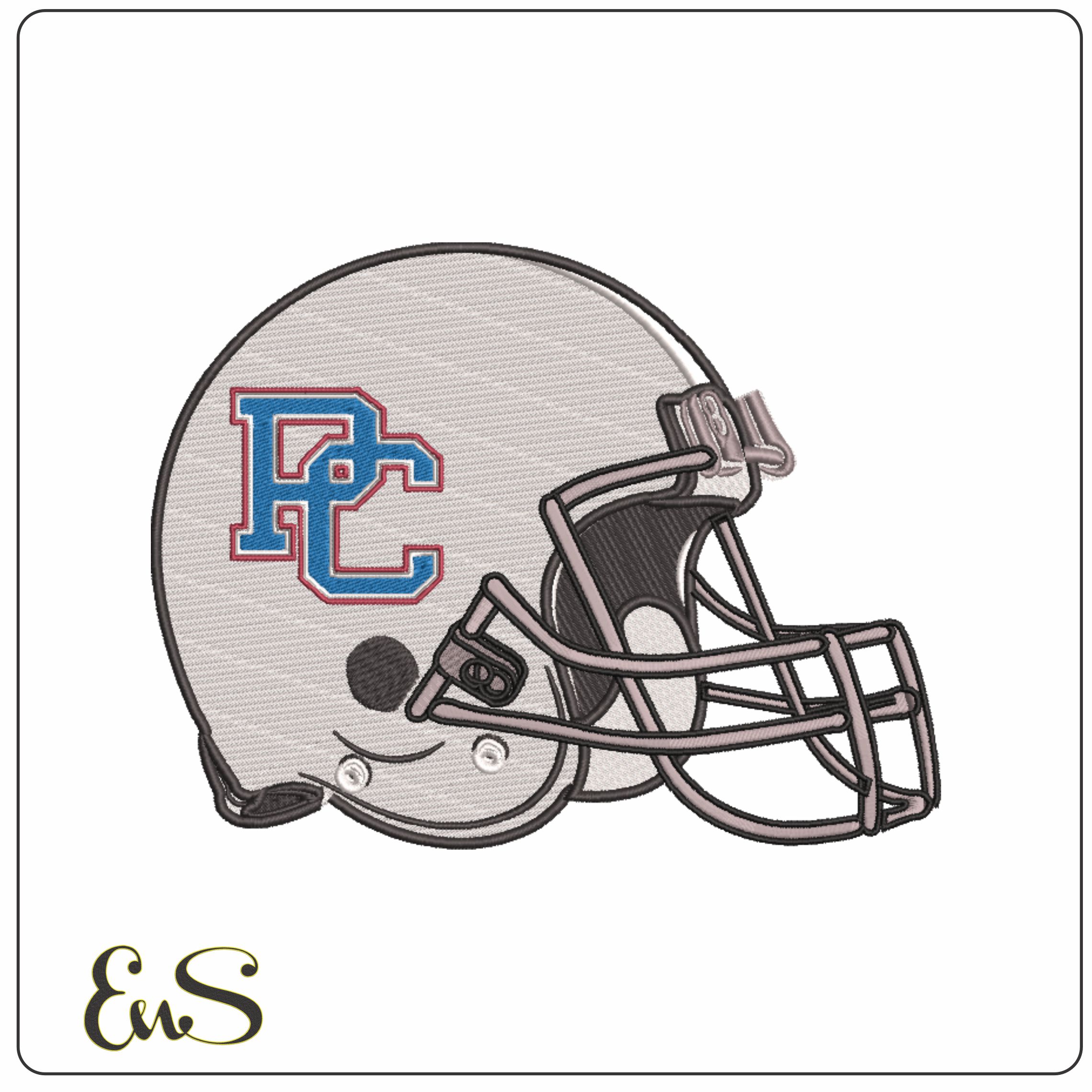 Af Helmet Presbyterian Blue Hose 2011 0N Presbyterian College