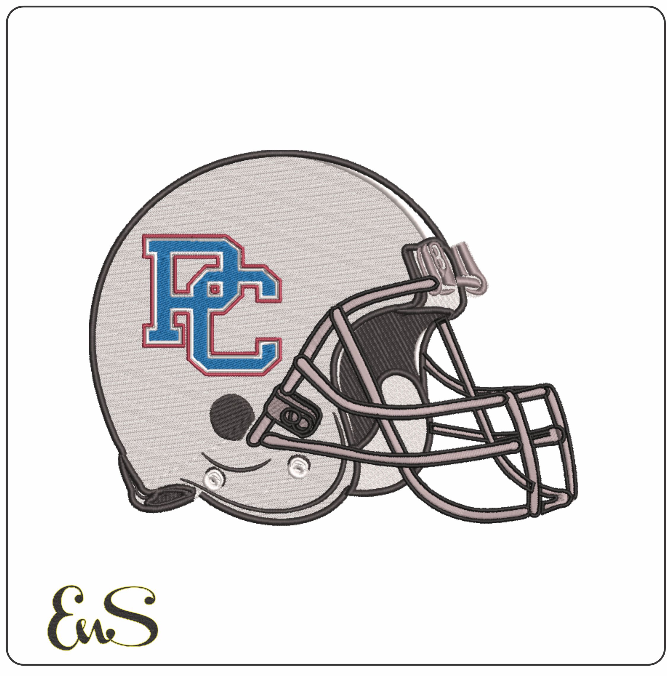 Af Helmet Presbyterian Blue Hose 2011 0N Presbyterian College