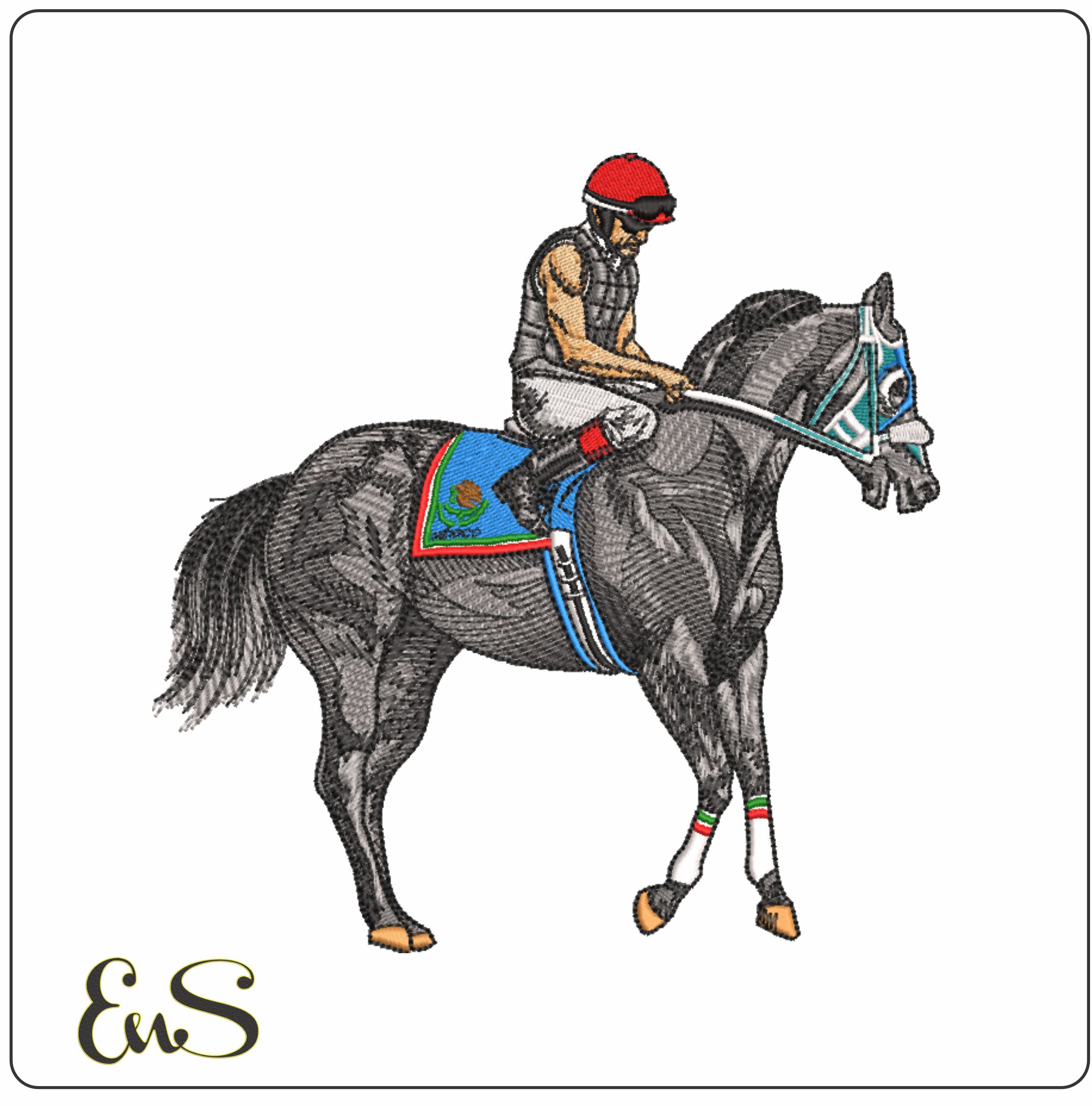 Caballo Carrera Gris Mx 23 Oklg Ed