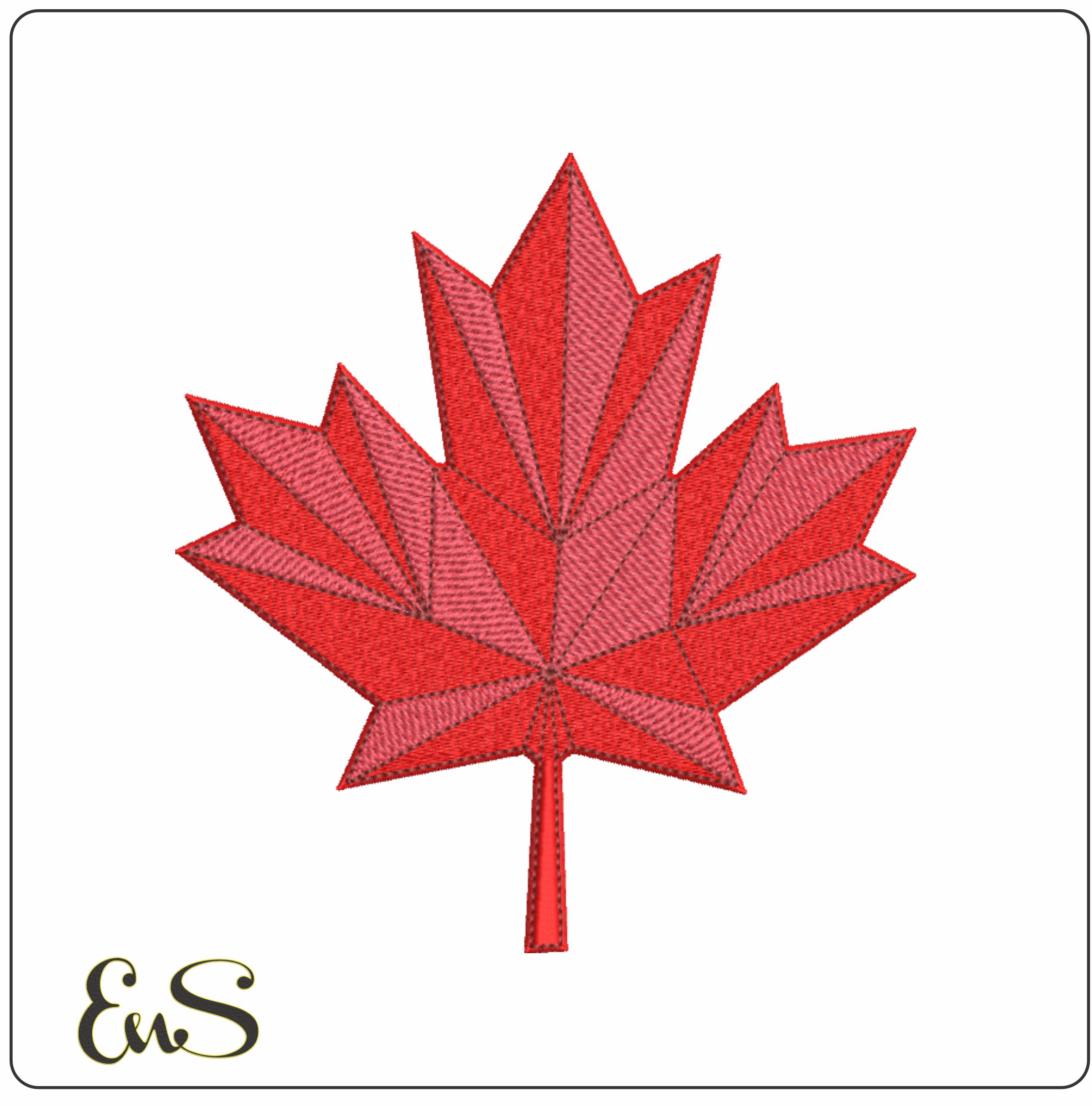 Canadian Maple Leaf Shadowed