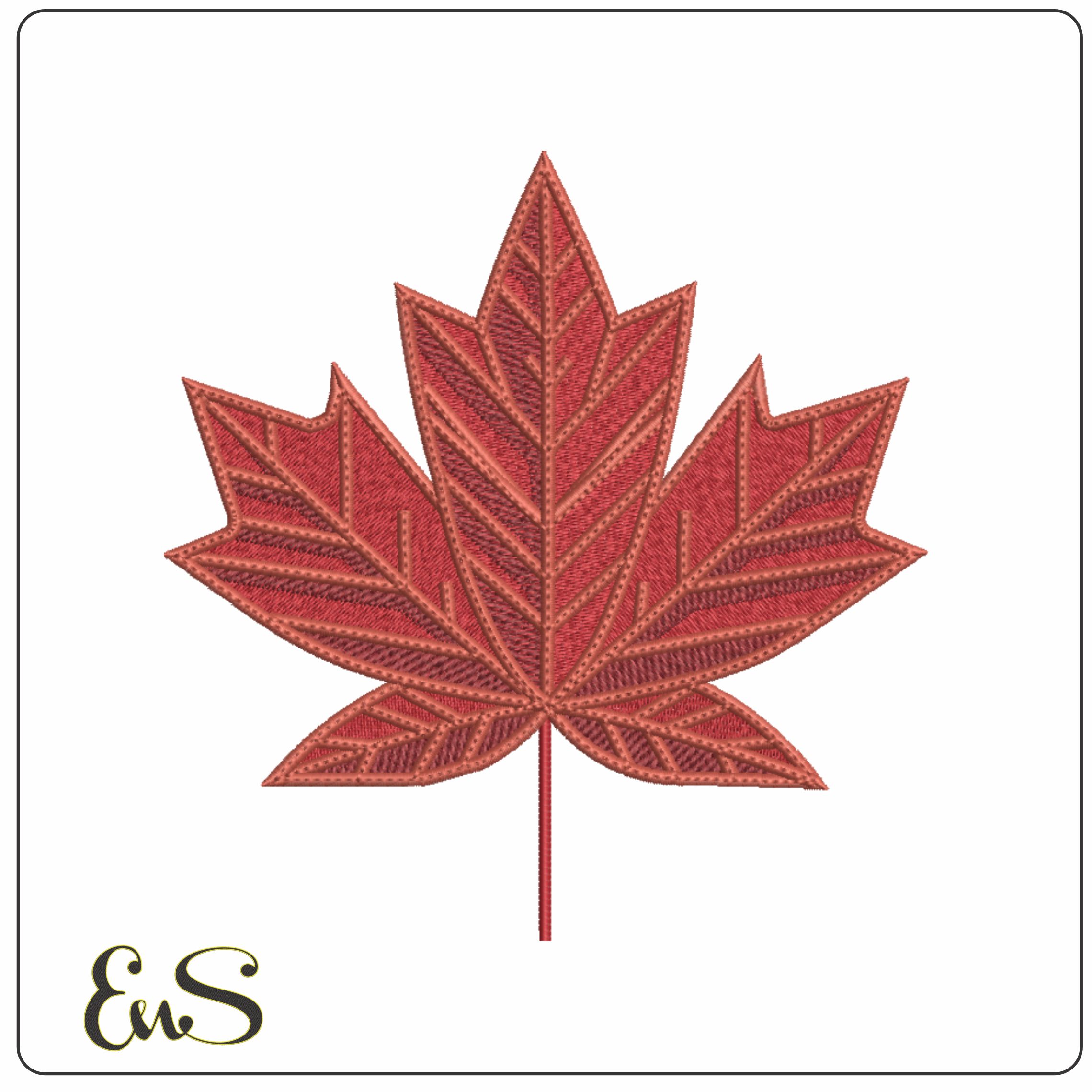 Canadian Maple Leaf Shadowed