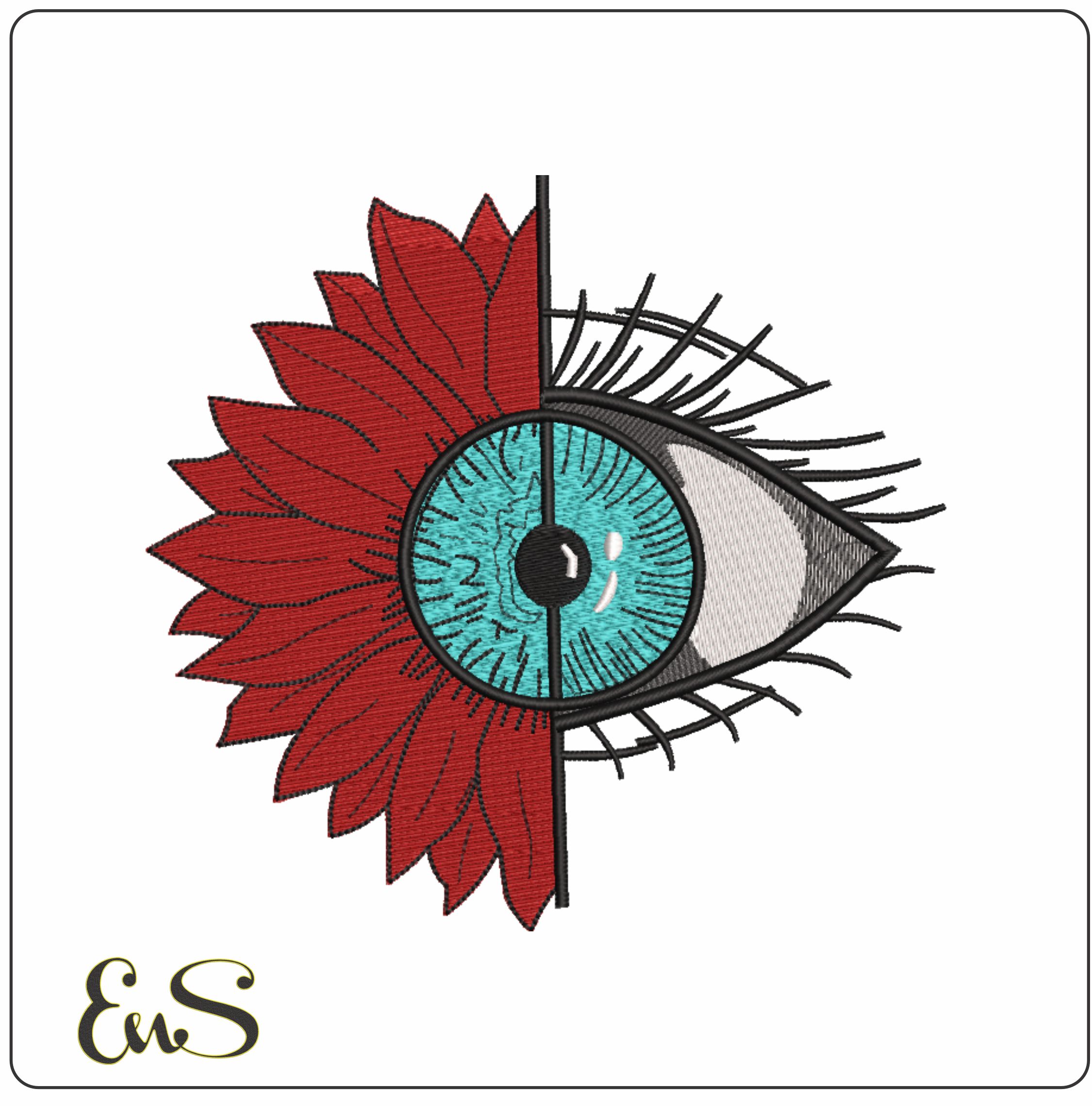 Eye With Flower