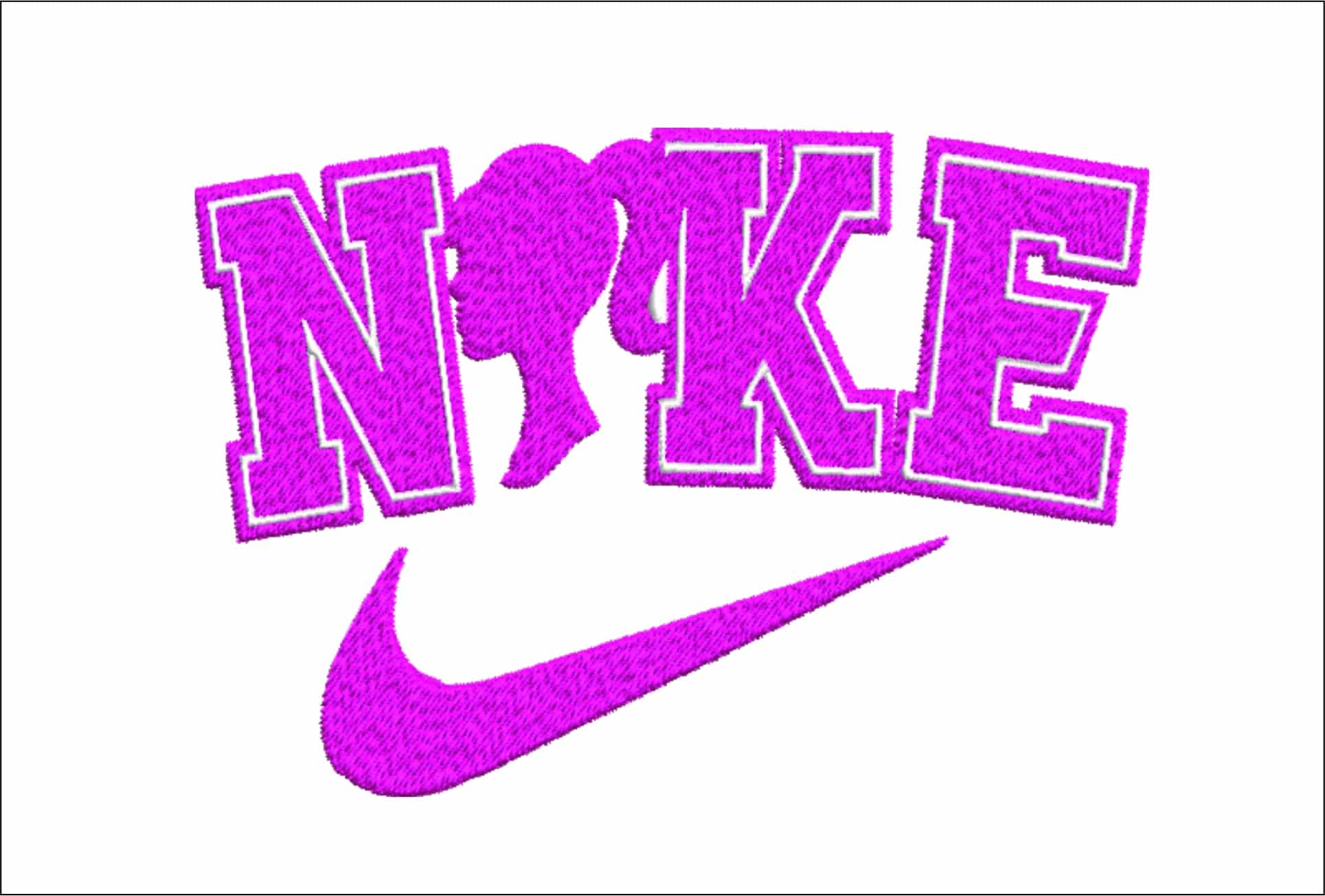 Barbie Lets go walk embroidery design Pink Barbie Party Font Logo design machine pattern embroidery file instant download in a frame