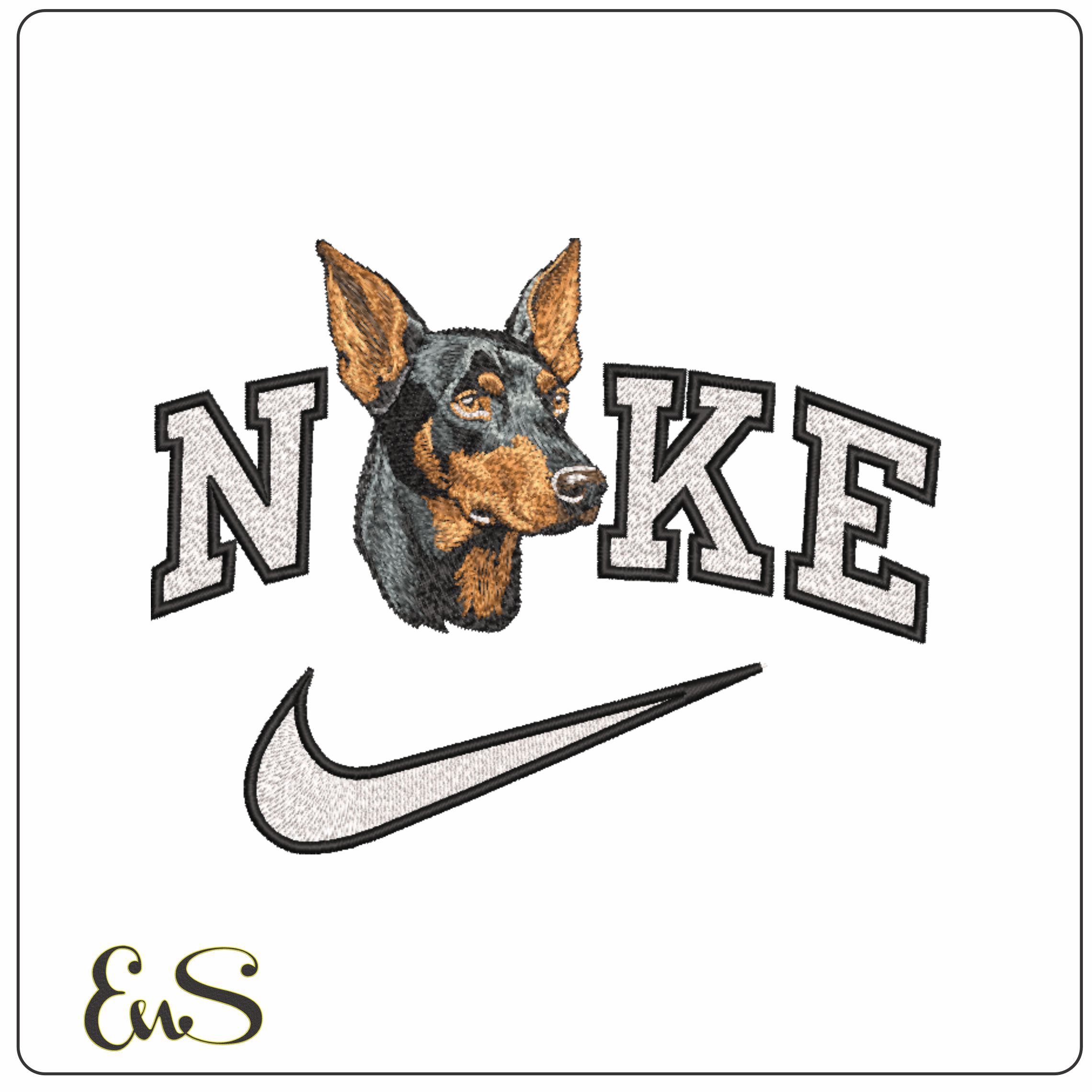 Nike Doberman Dog Face
