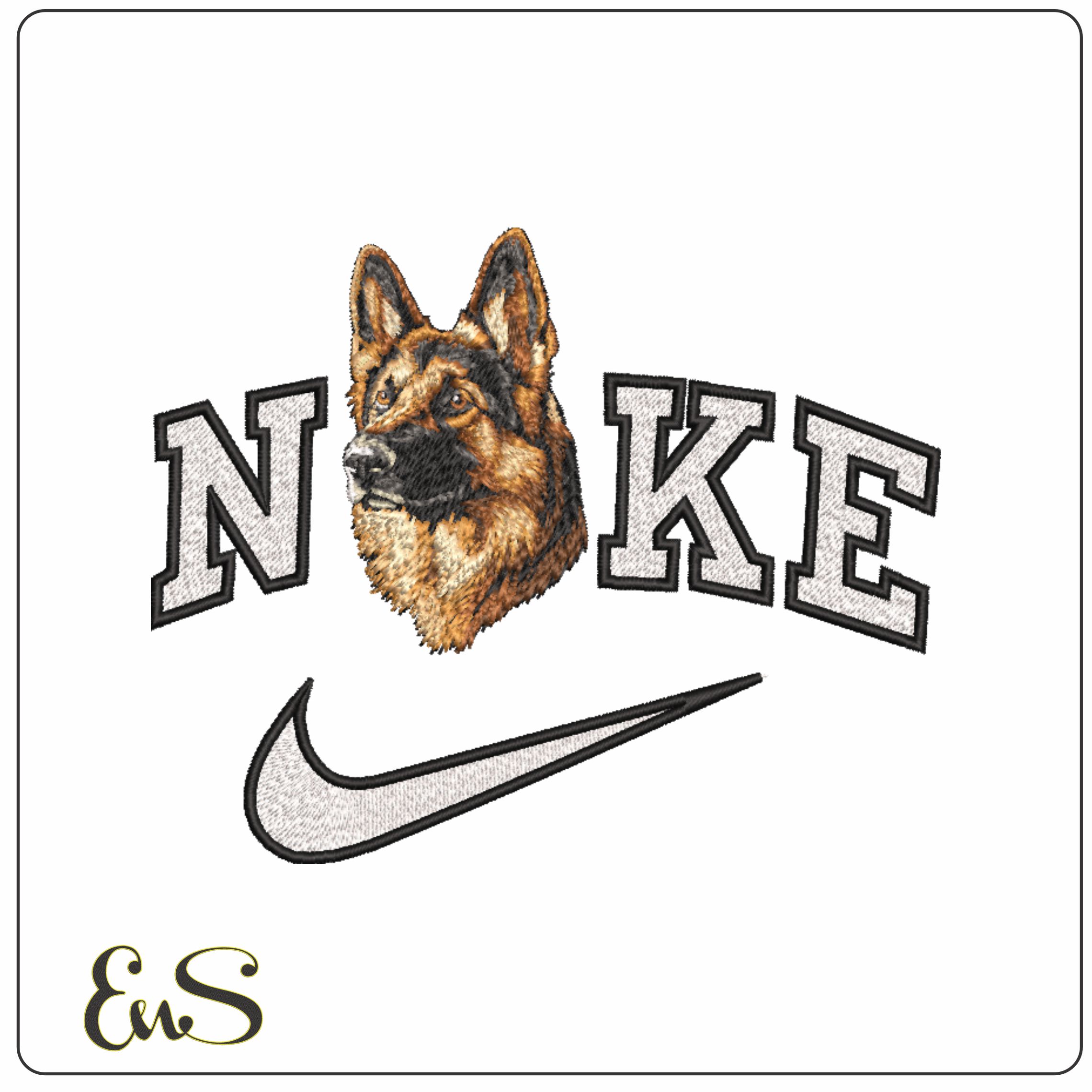 Nike German Shepherd Dog Face