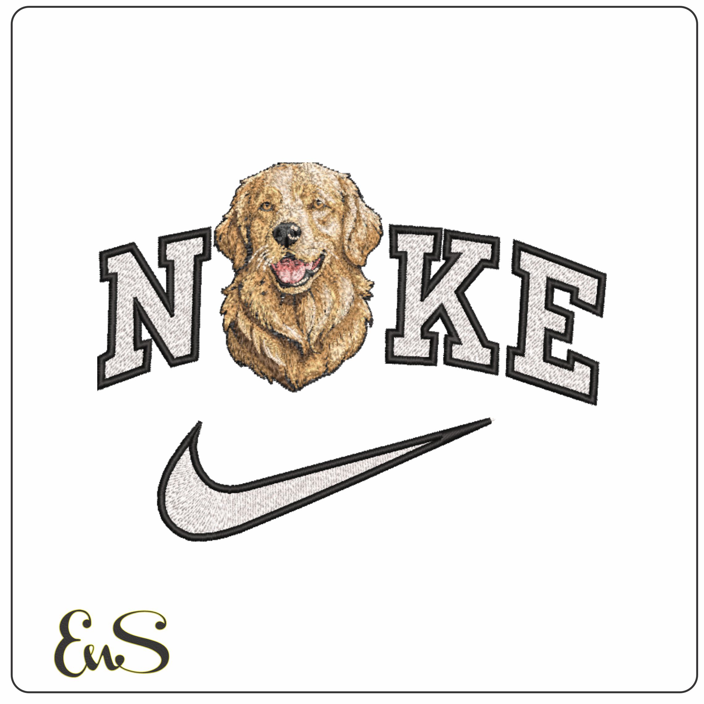 Nike Golden Retriever Face