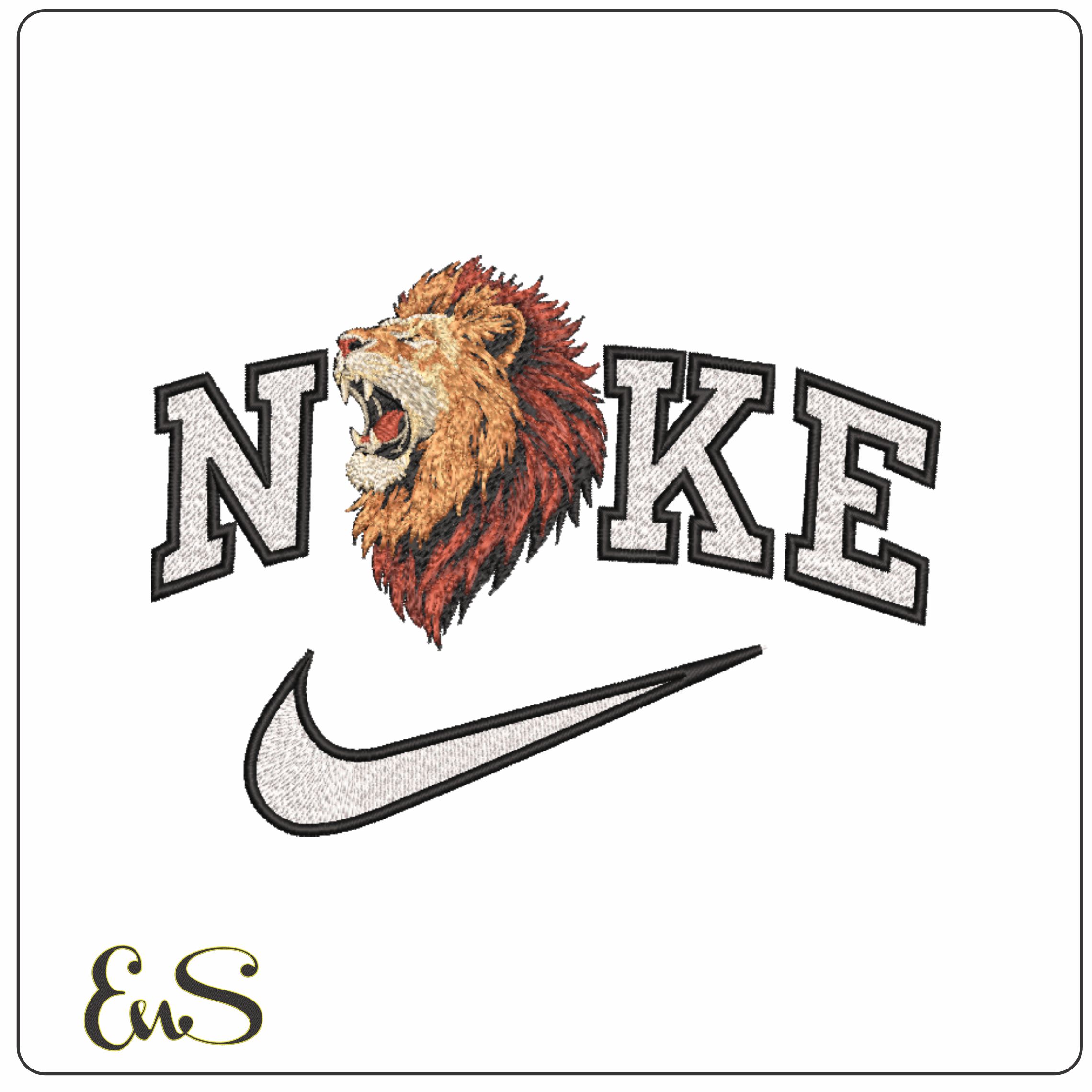 Nike Lion Head Roaring