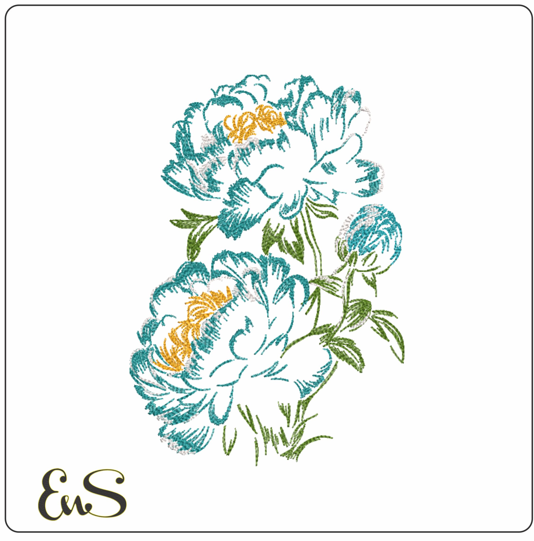 Blue Peony