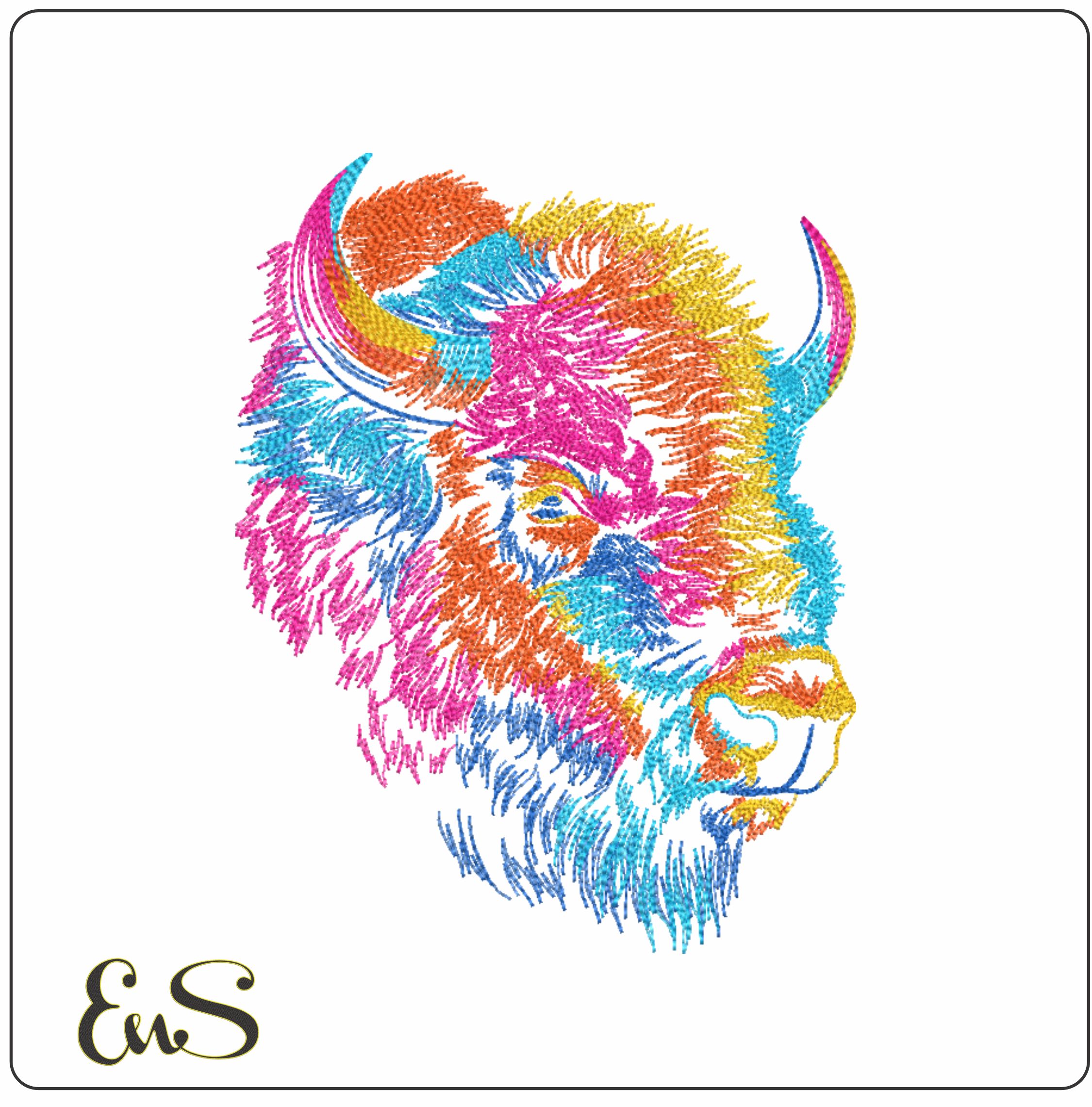 Colorful Bison
