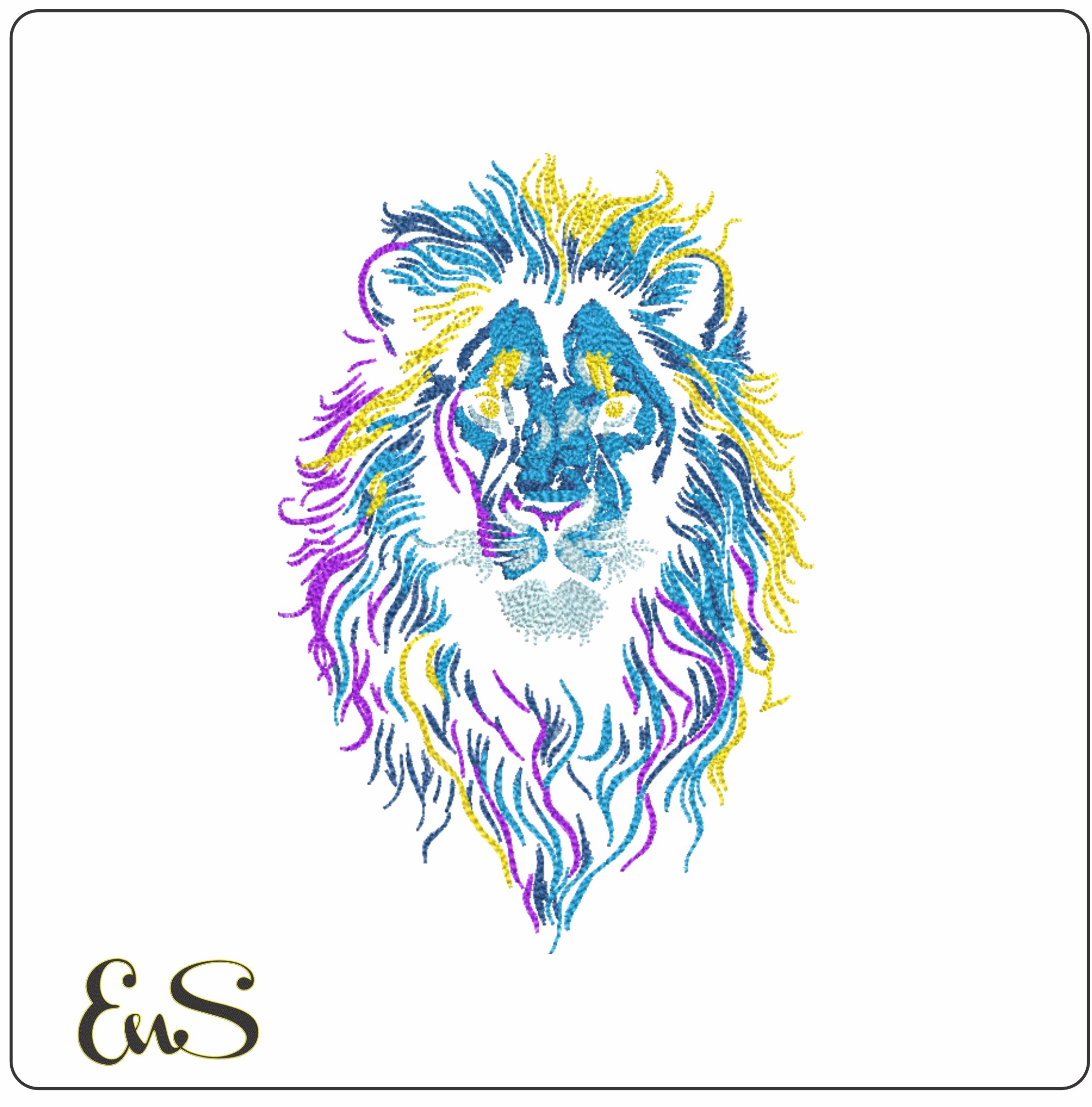 Colorful Lion