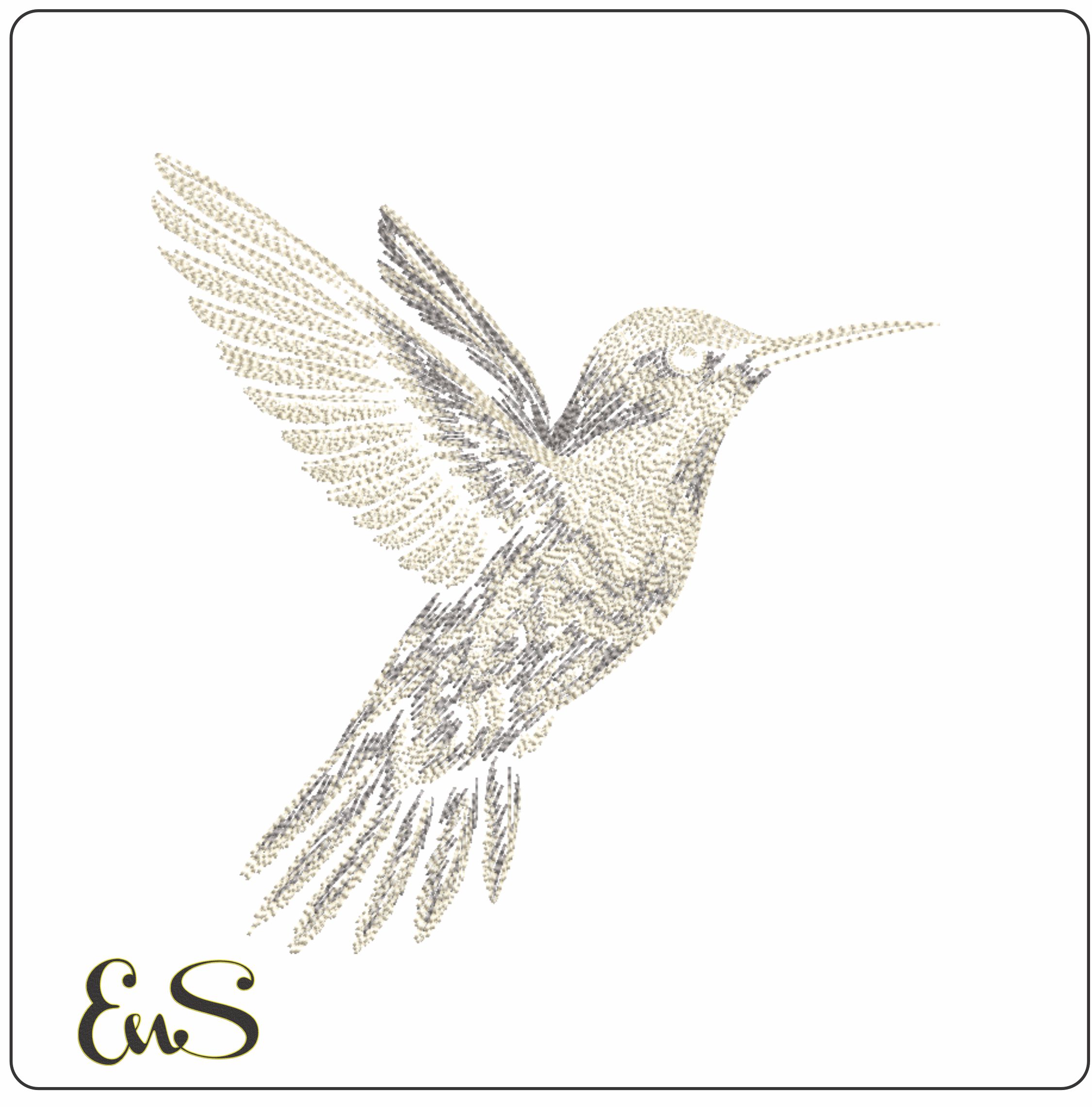 Hummingbird Line Art