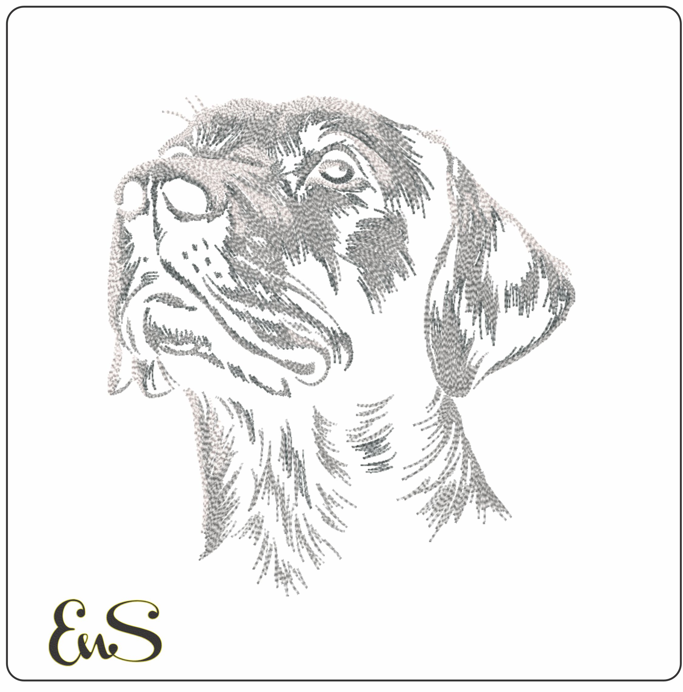 Labrador Face Mono Color