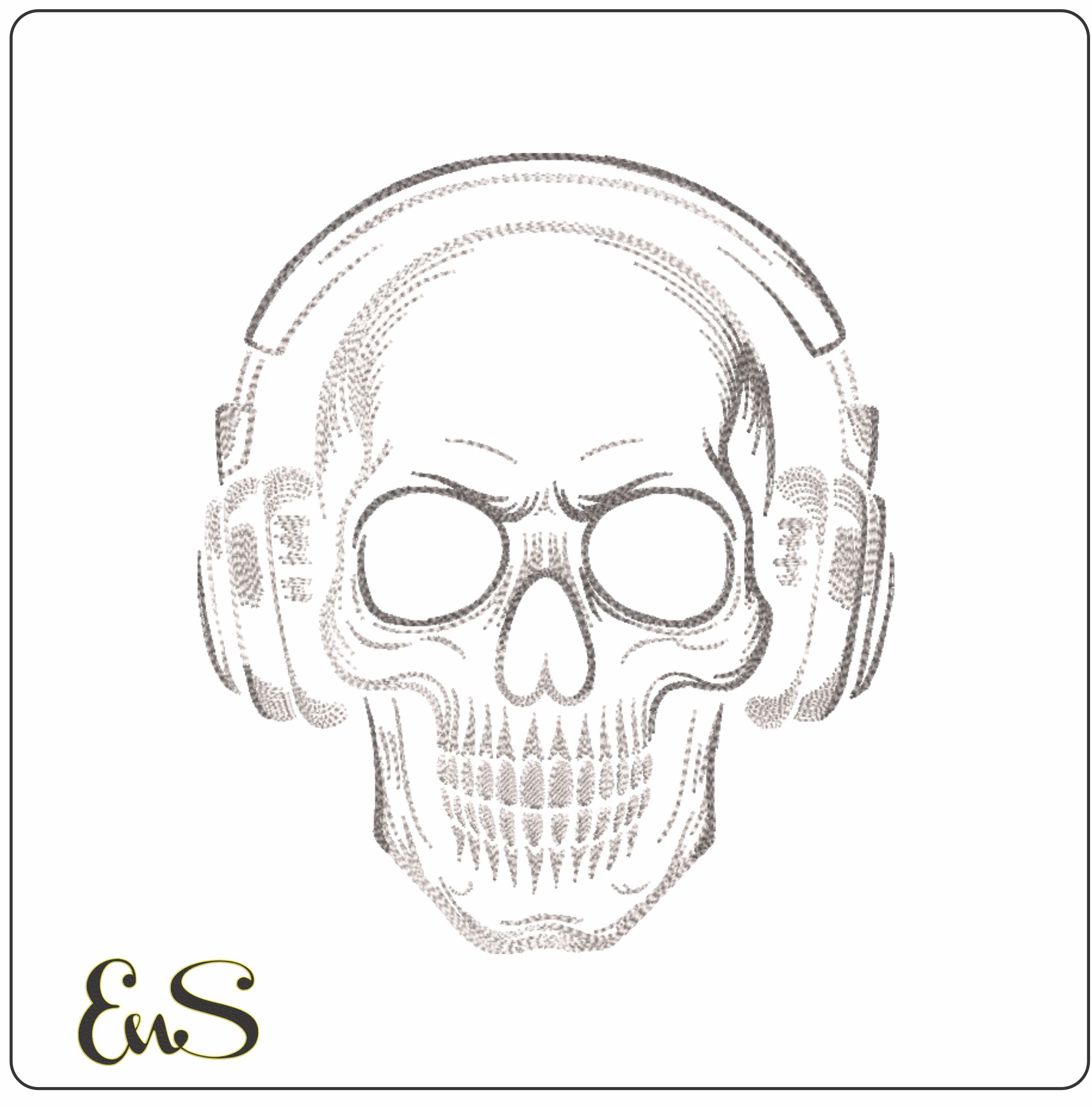 Mono Chrome Skull