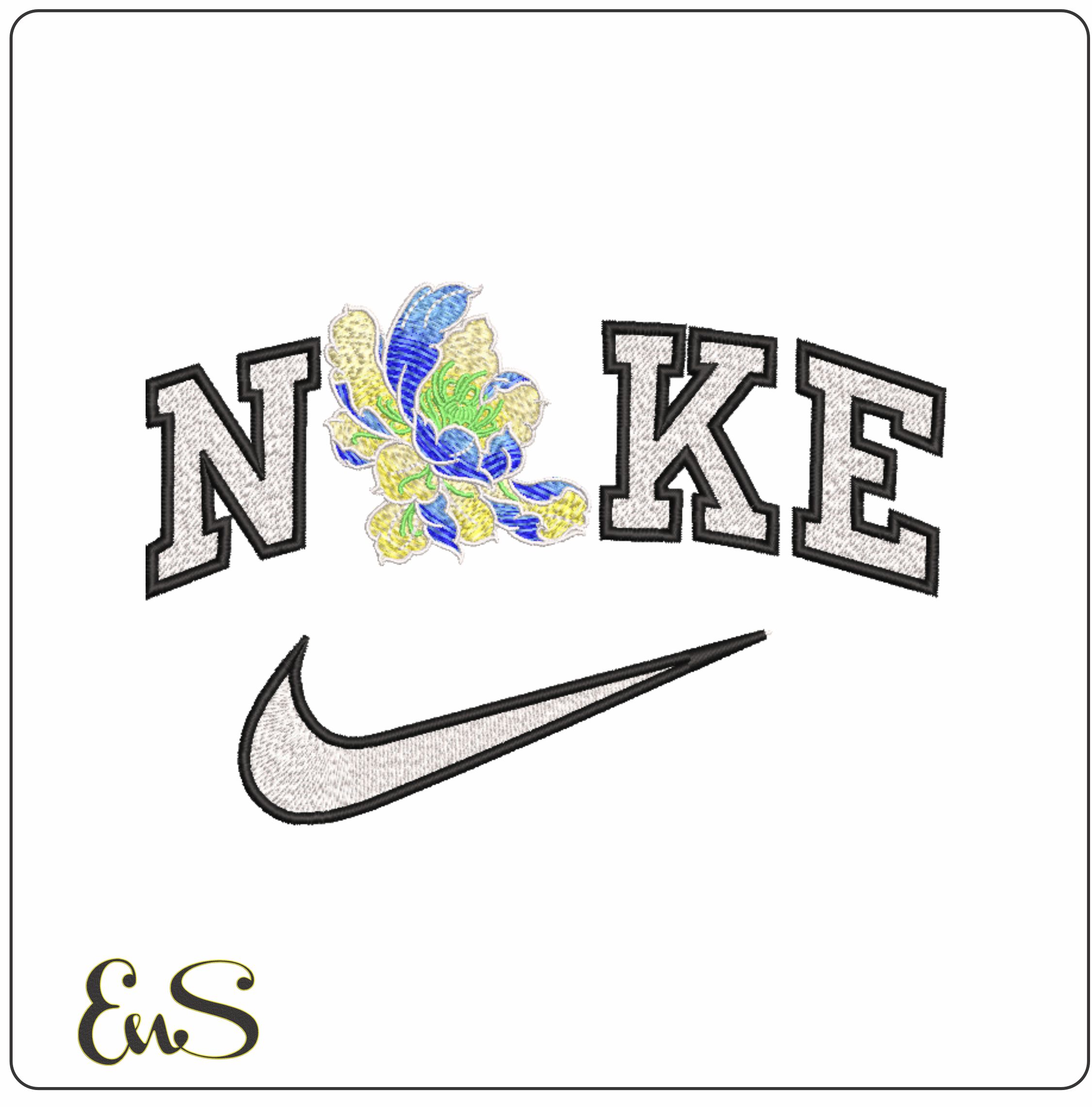Nike Blue Light Yellow Peony