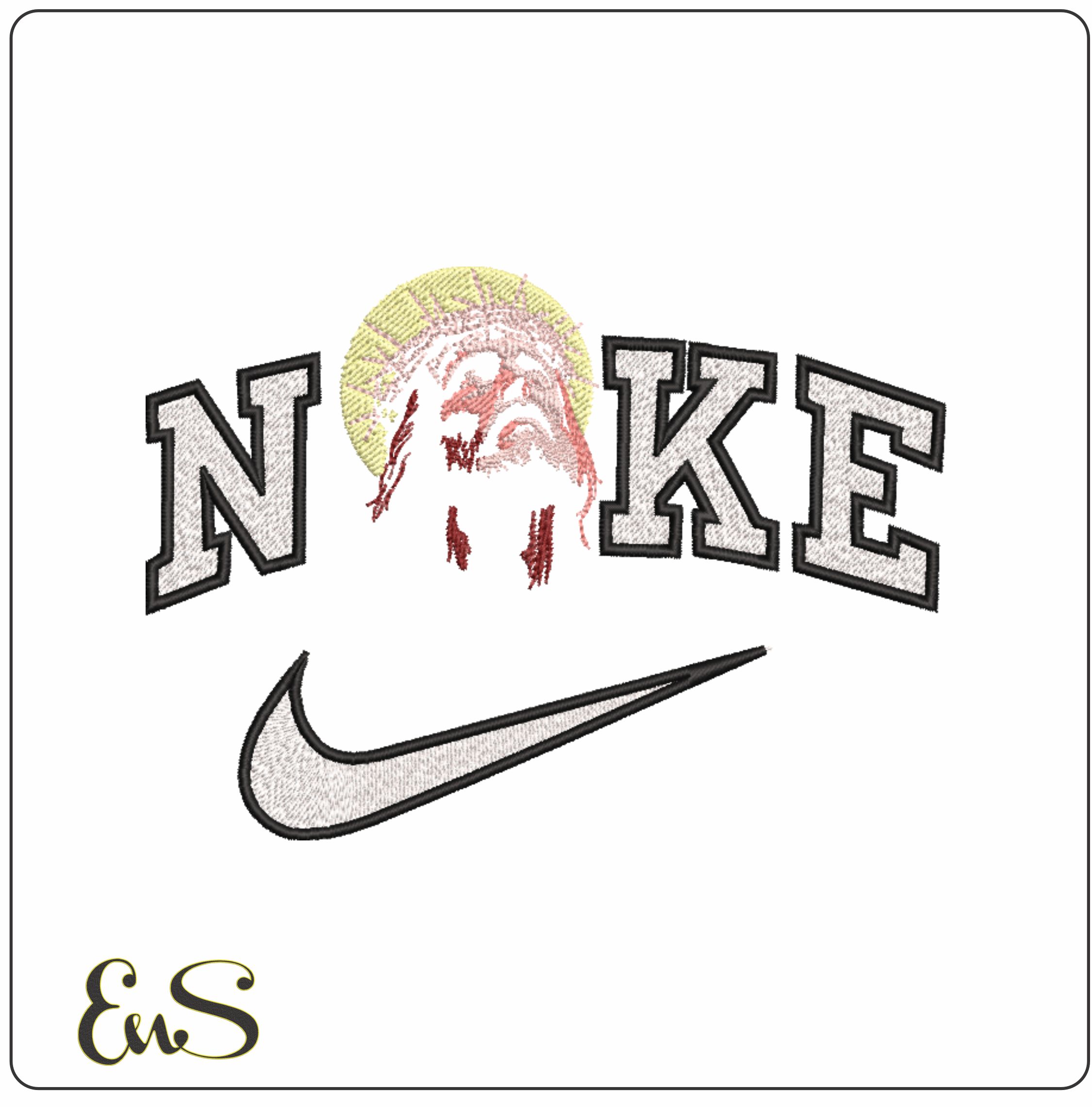 Nike Jesus Christ With Crown Of Thorns