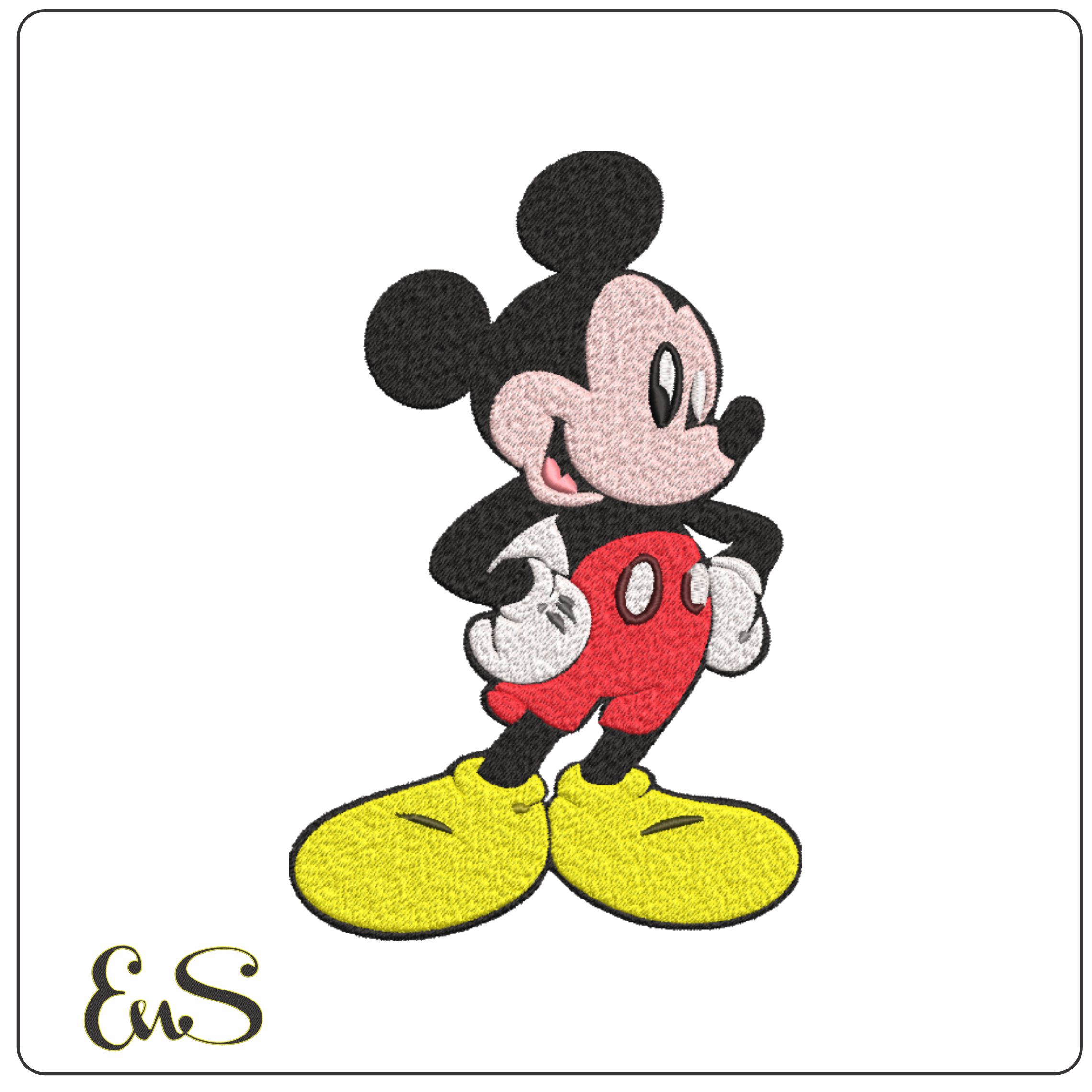 Mickey Mouse Coy Pose