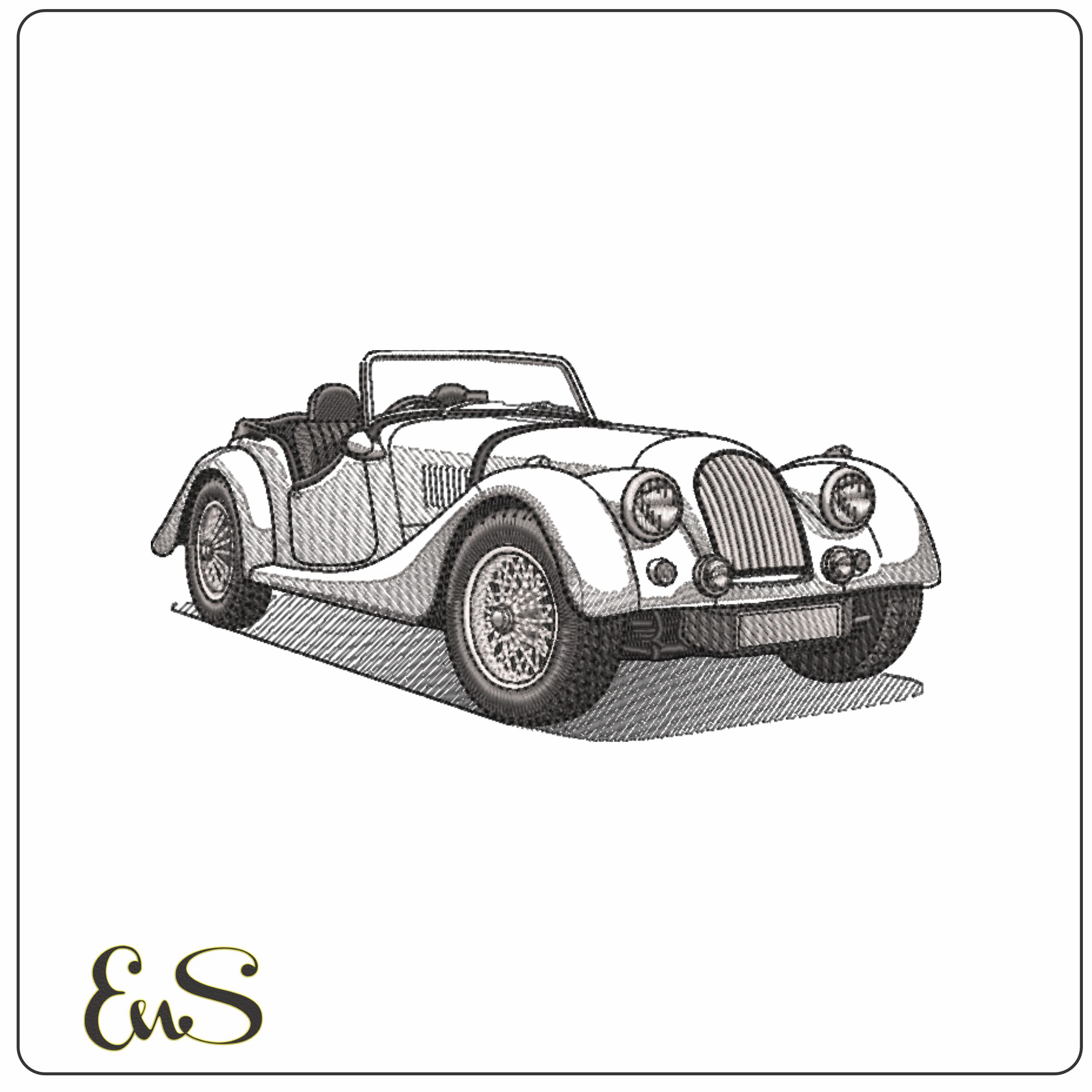 Morgan Plus 4 Car Outline
