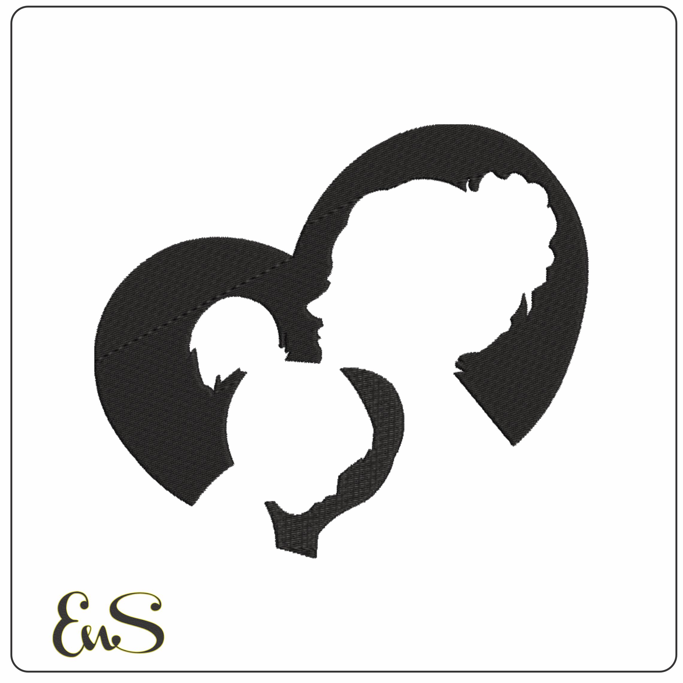 Mother And Daugther Heart