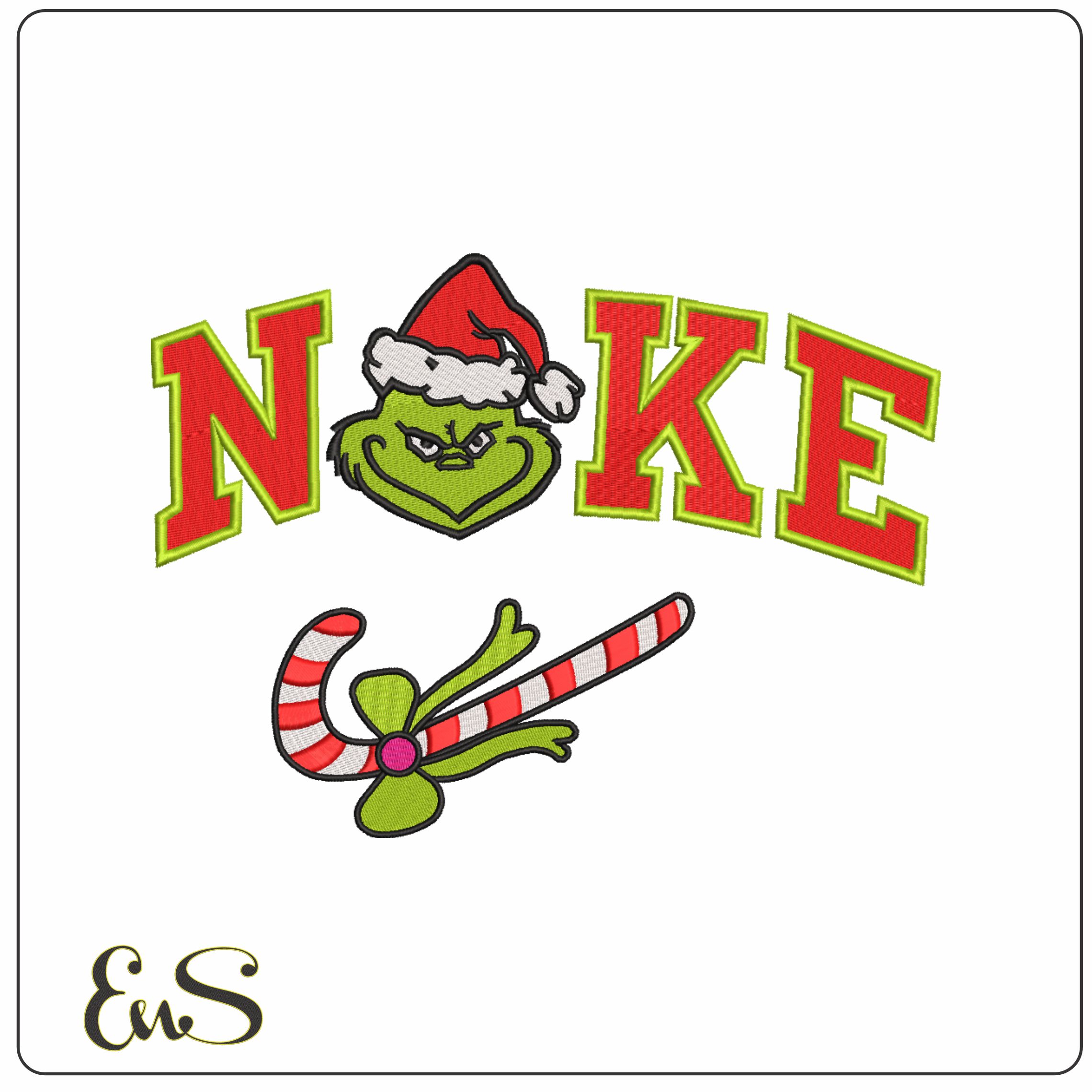 Nike Christmas Grinch Head Candy Cane