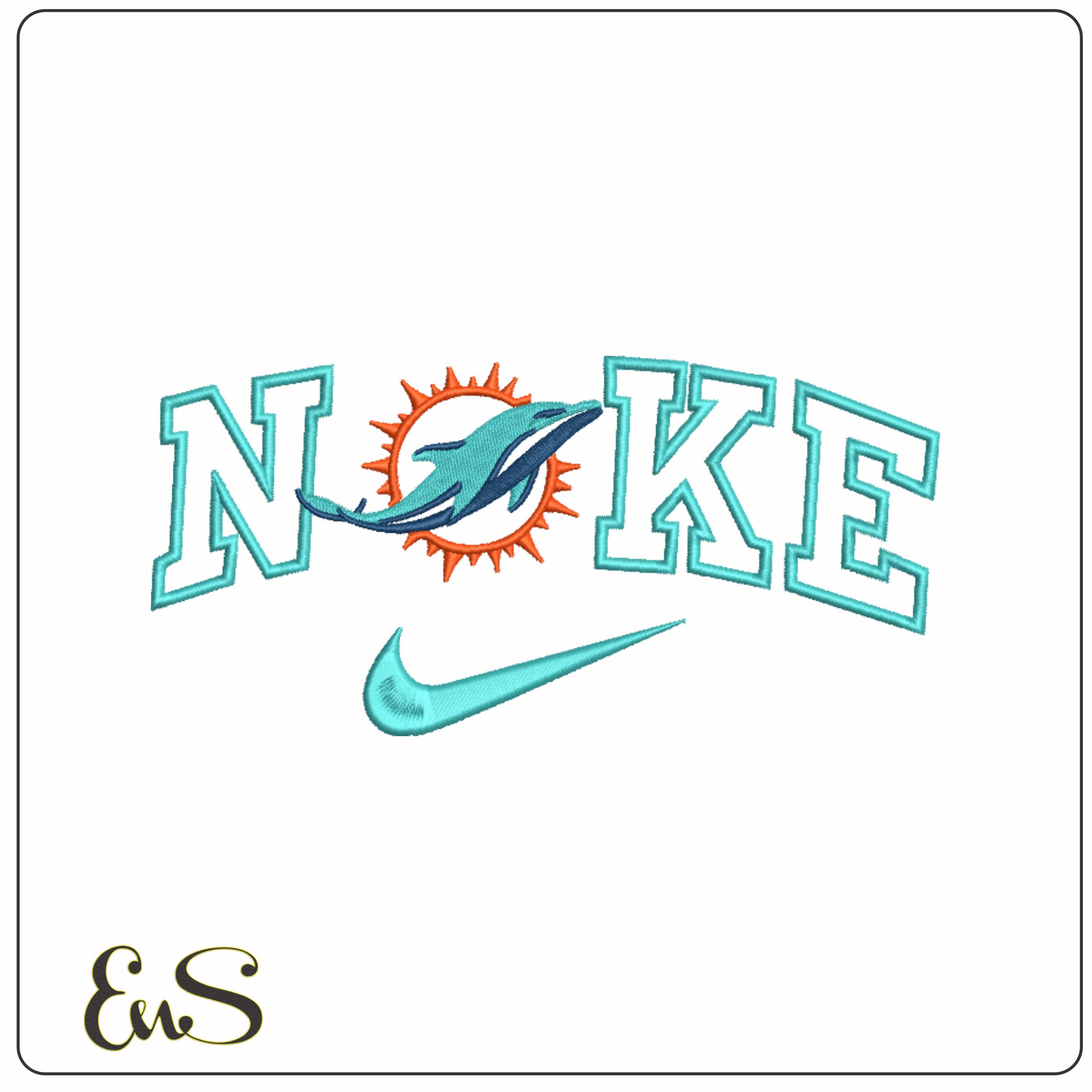 Nike Dolphins Outline