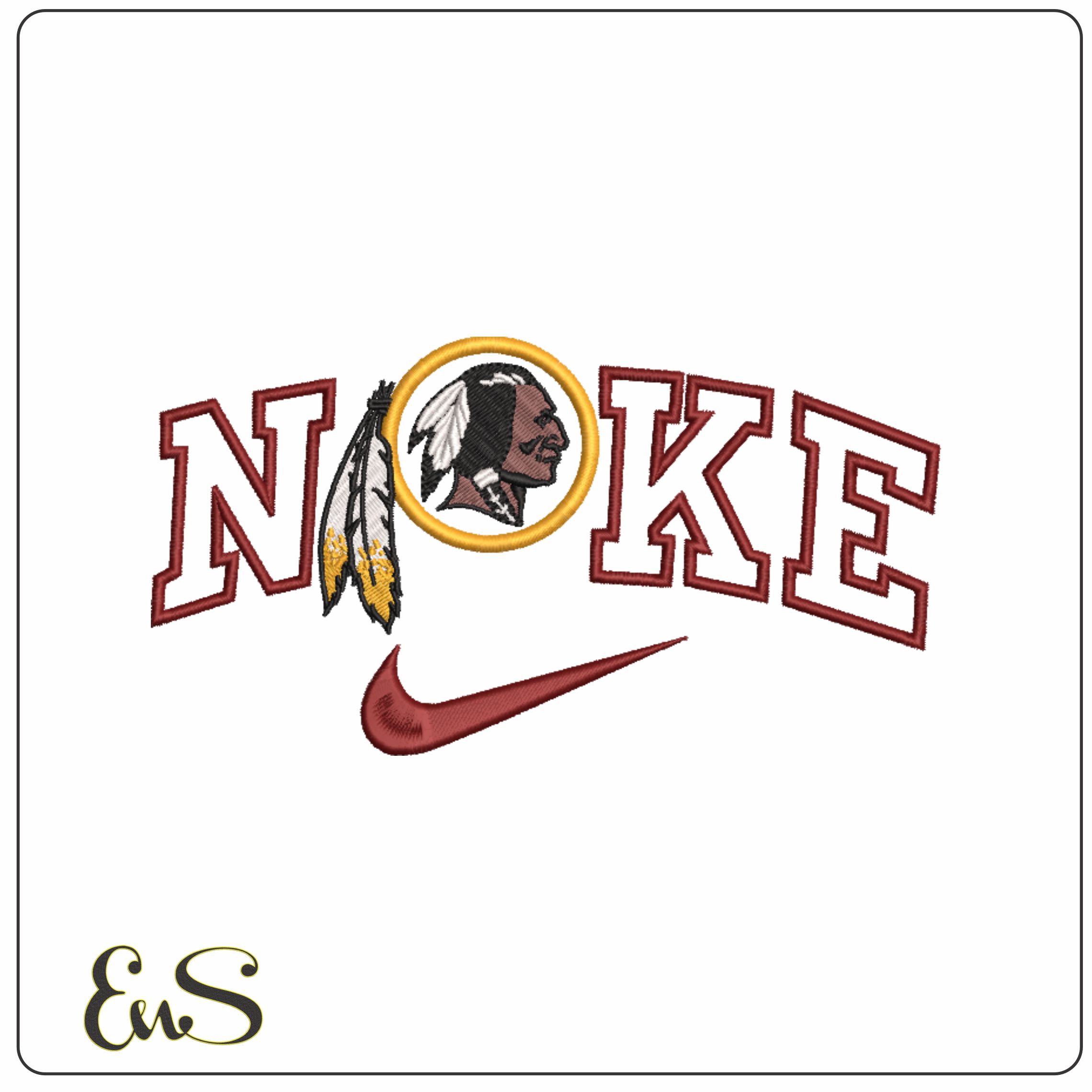 Nike Redskins Outline