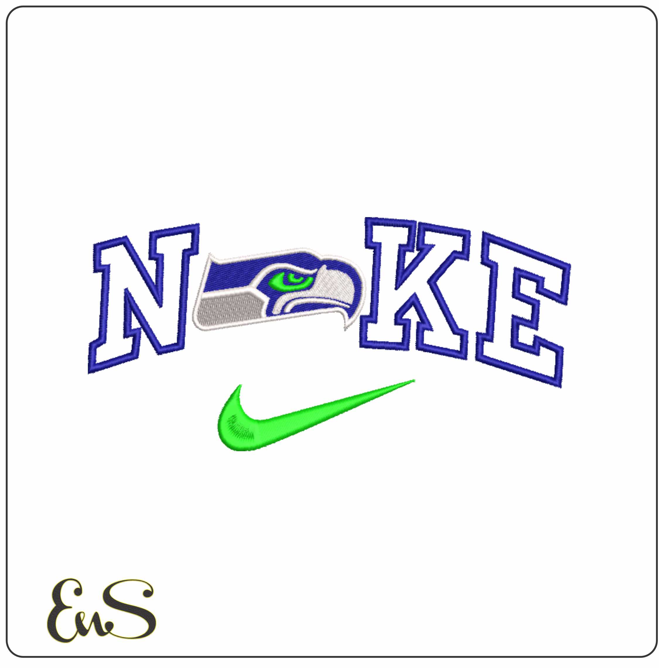Nike Seahawks Outline