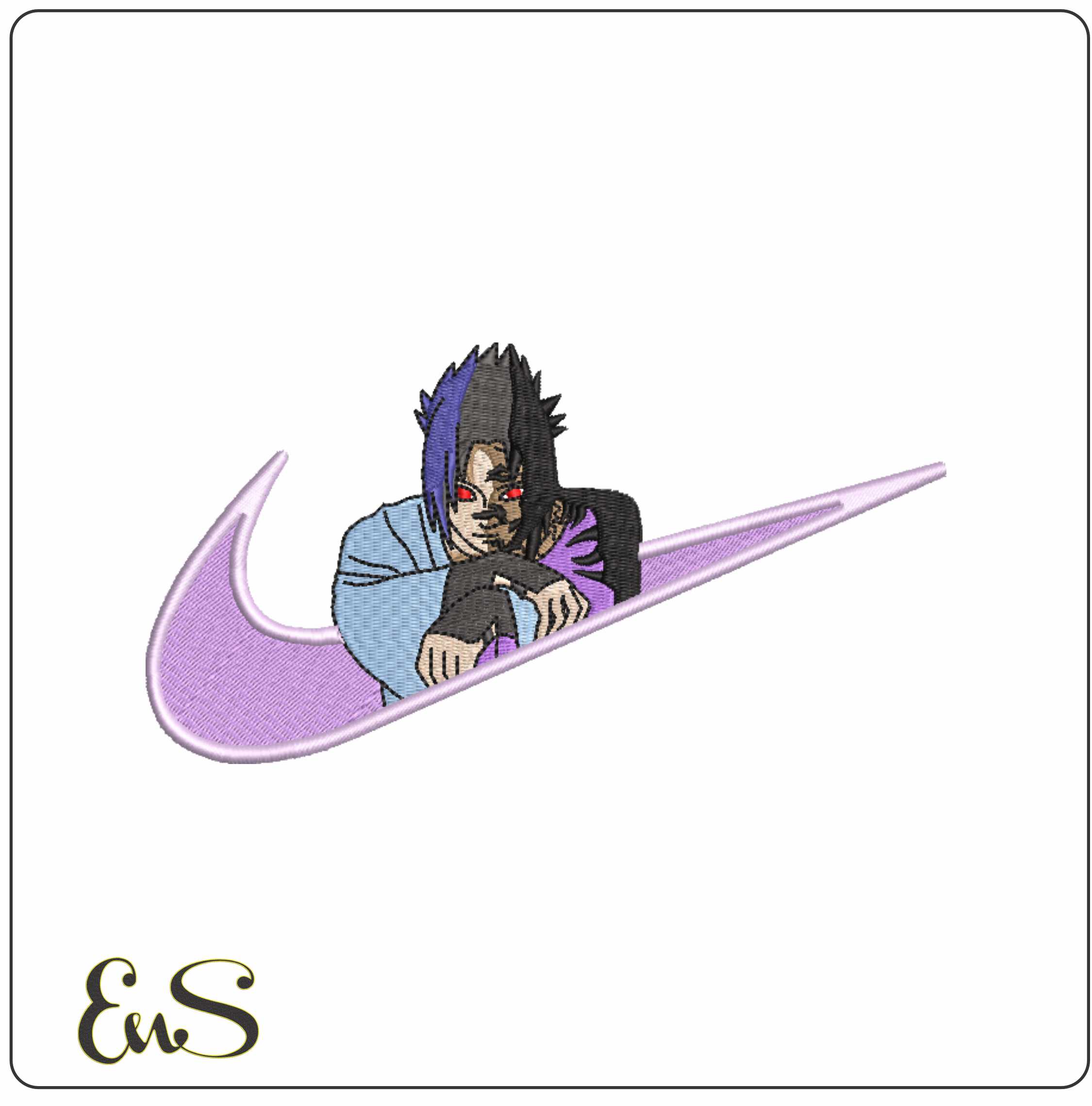 Nike Swoosh Sasuke Uchiha Anime