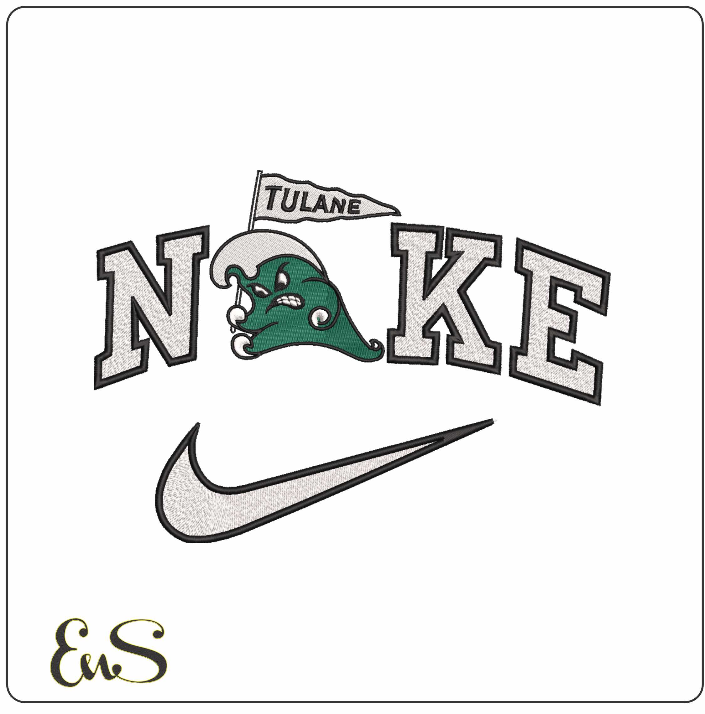 Nike Tulane Green Wave 1964 1986 Tulane University