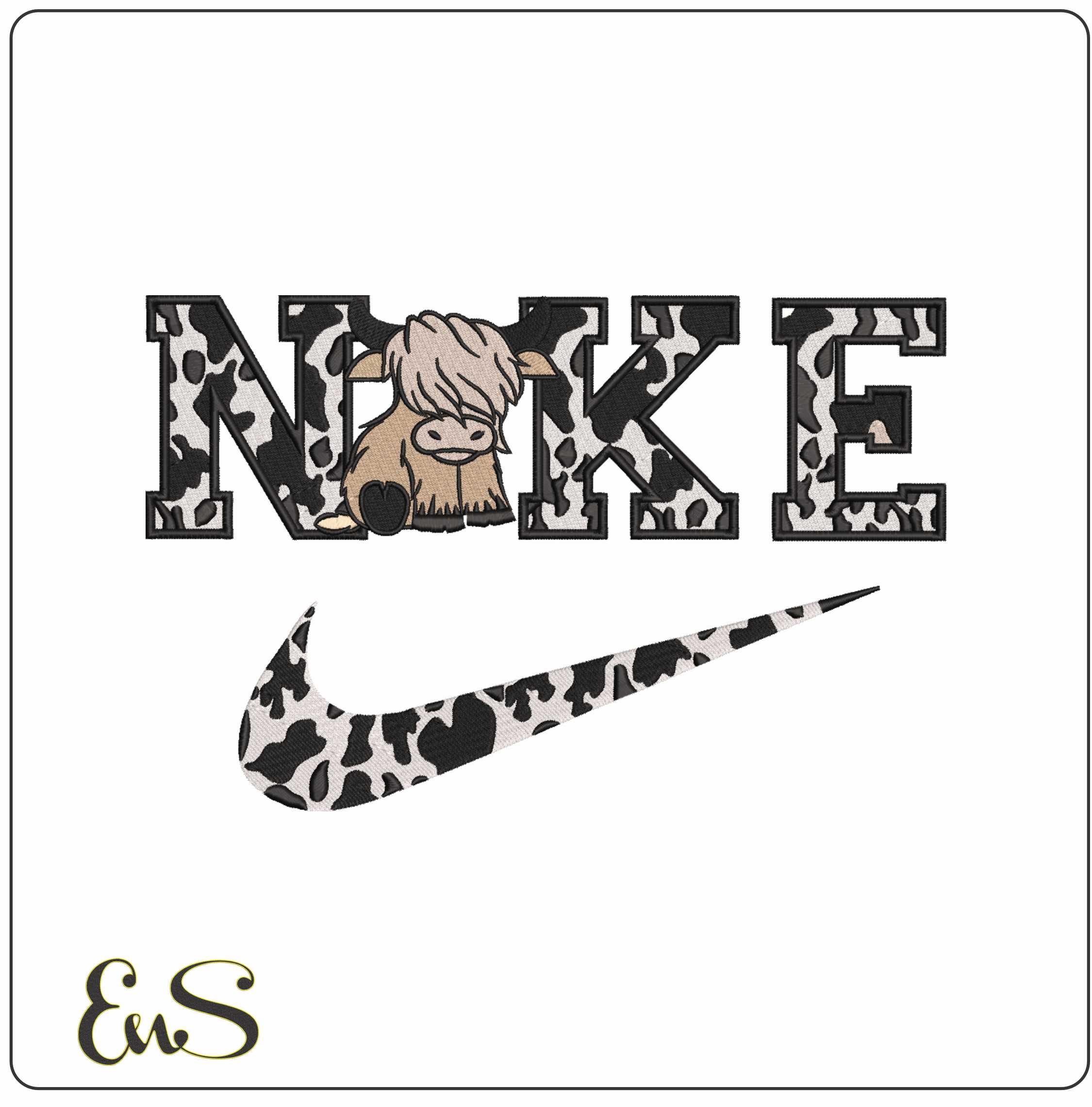 Nike With Highland Cow