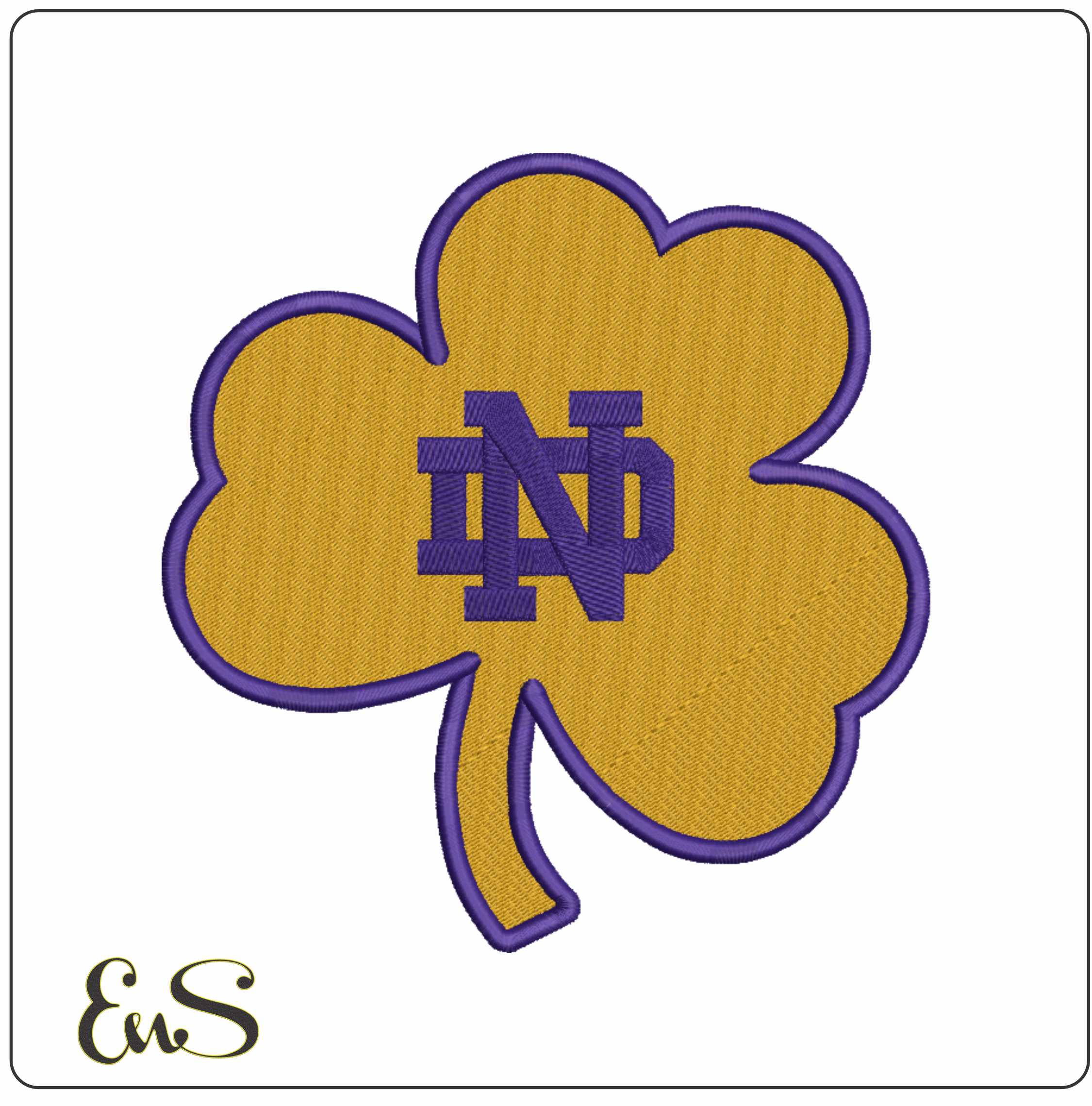 Notre Dame Fighting Irish Clover University Of Notre Dame