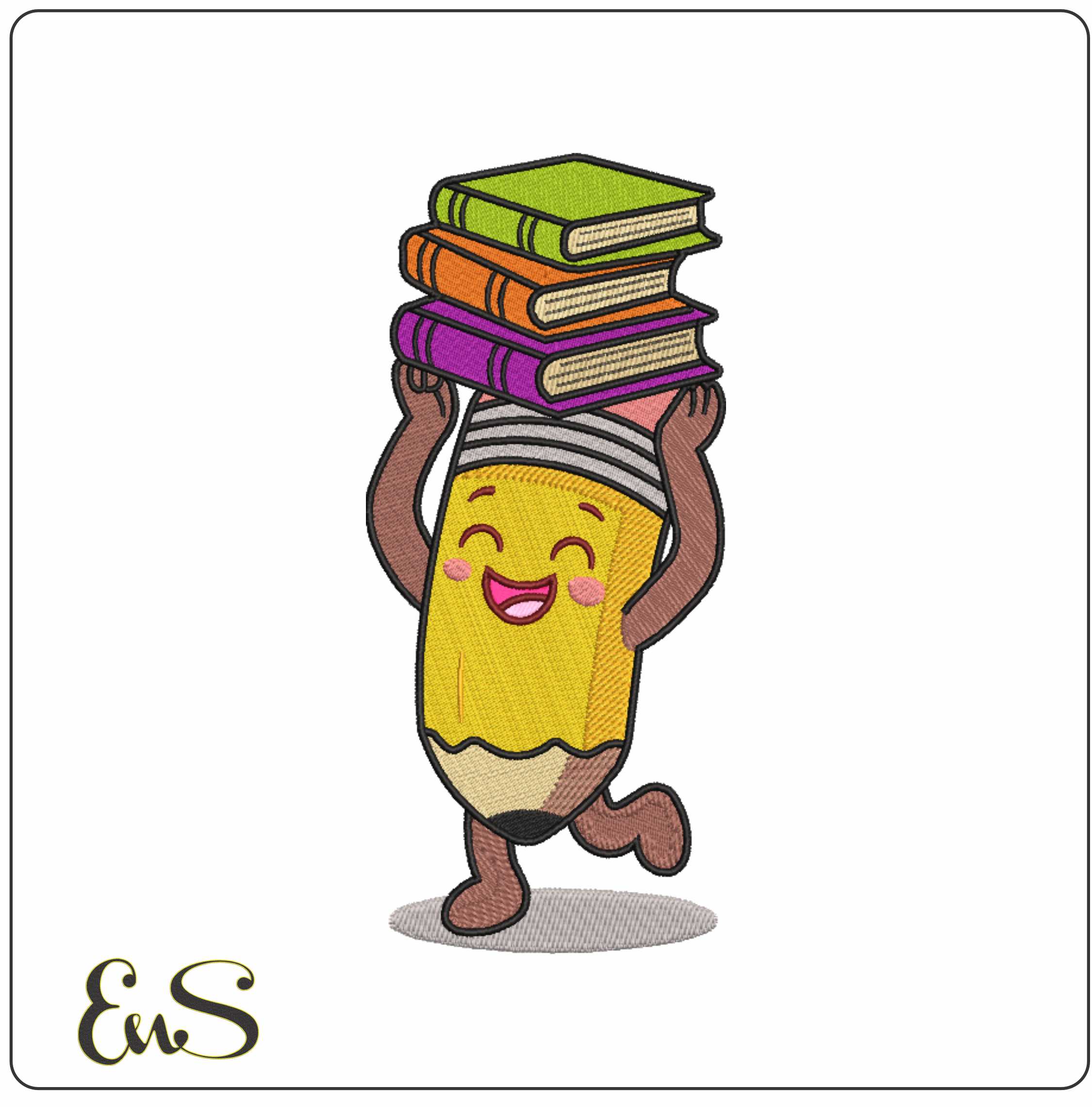 Pencil With Books