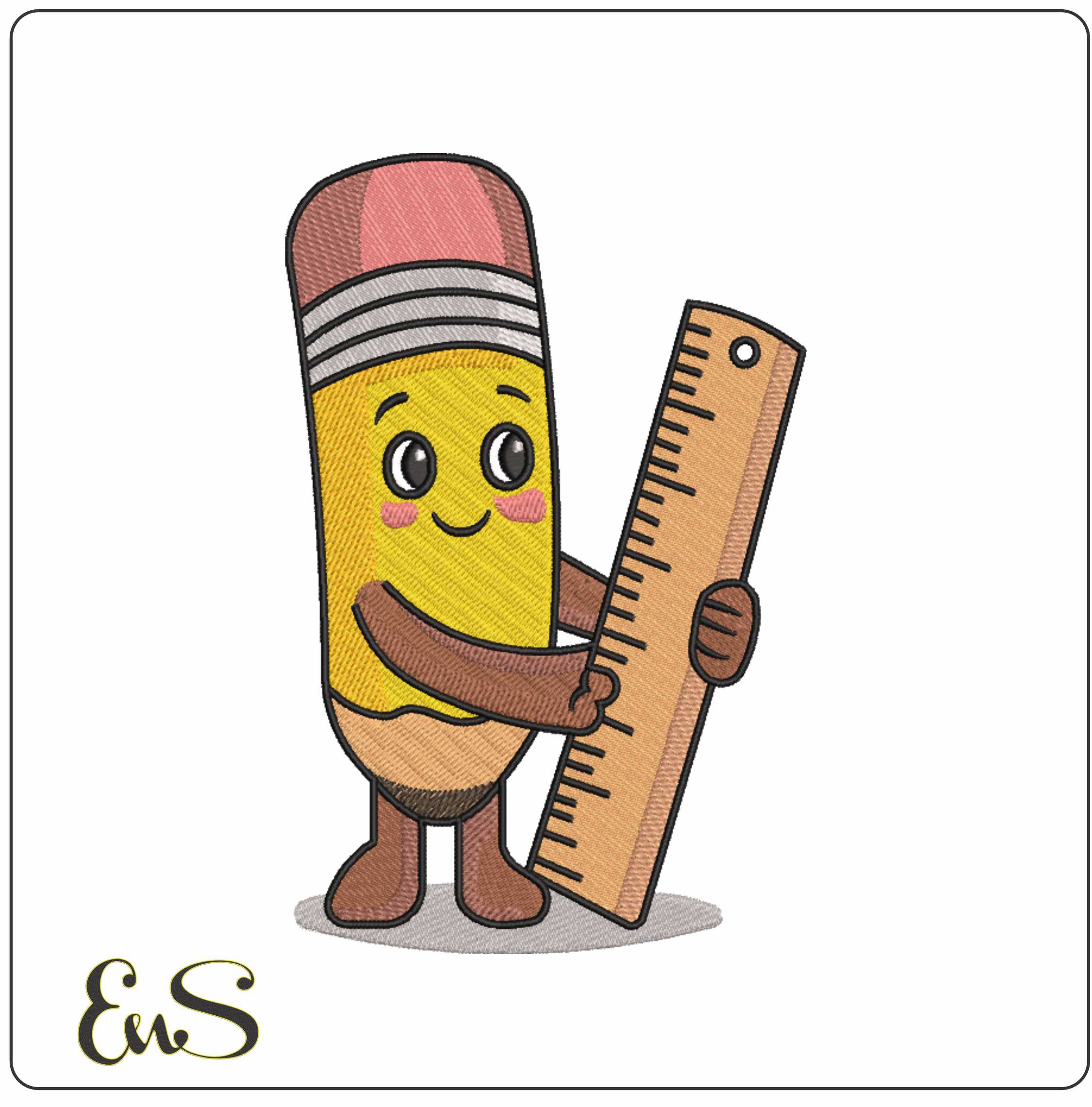 Pencil With Ruler