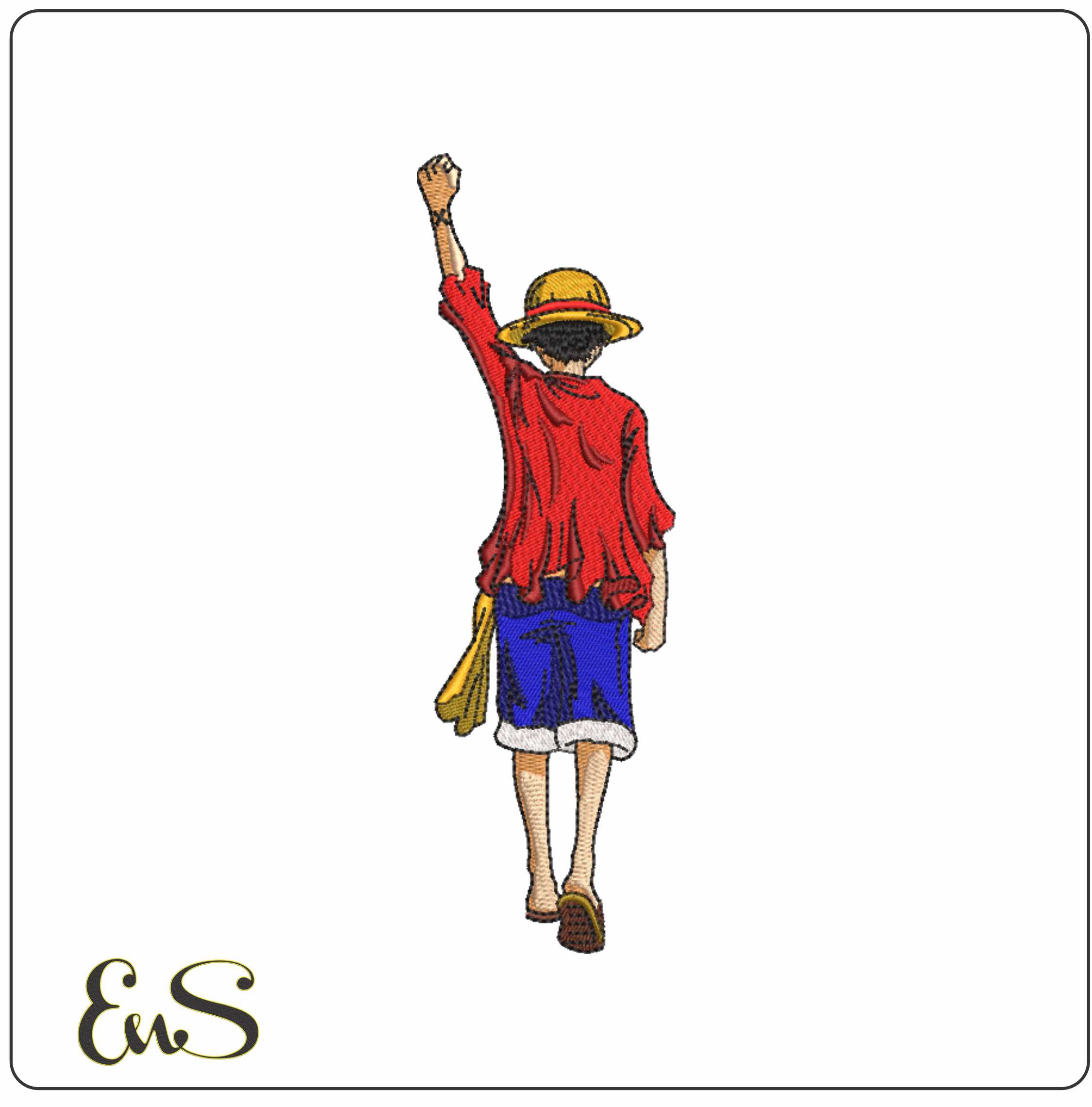 Luffy One Piece Salute