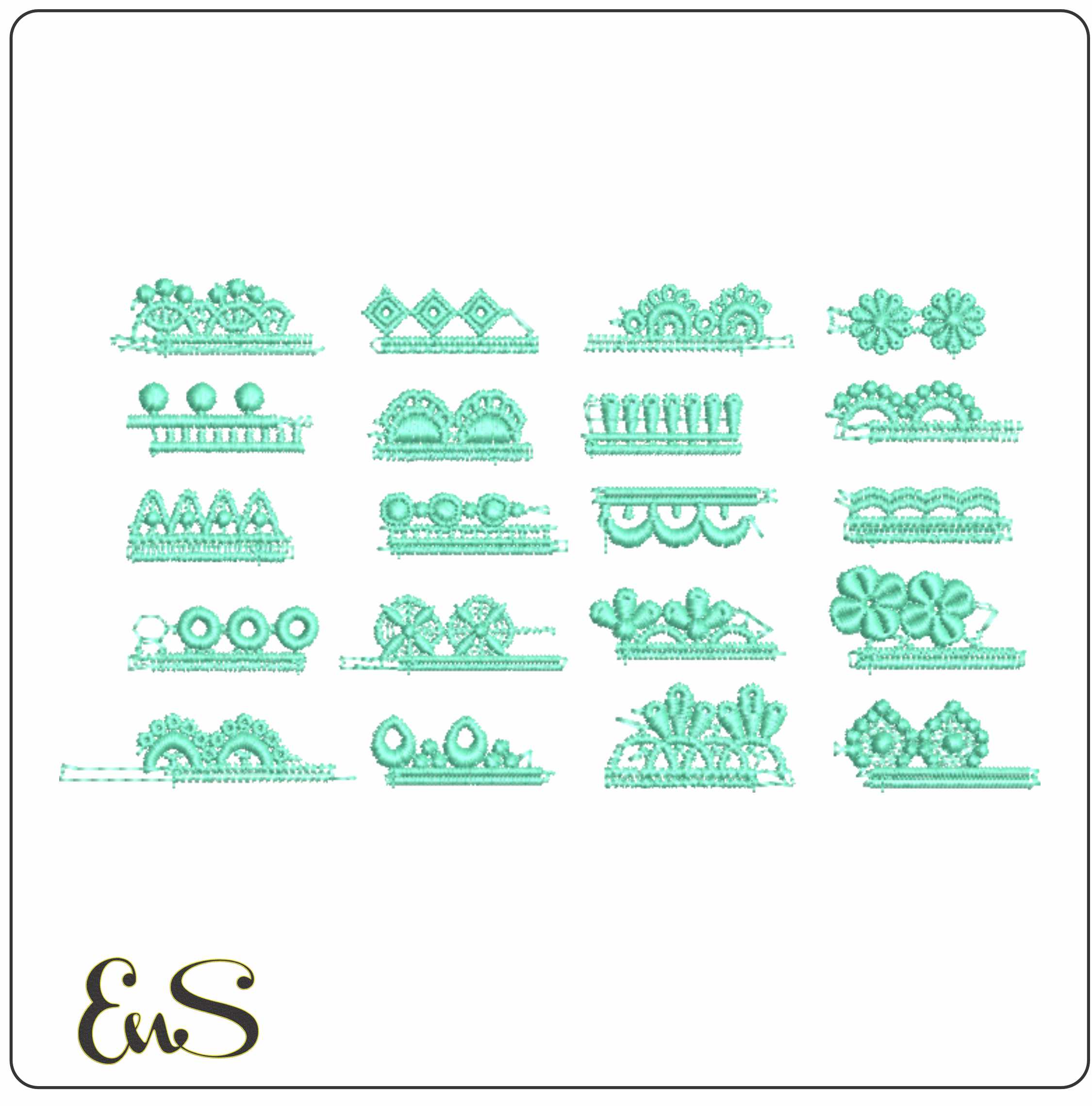Border Lace Panels 10 20Mm 100 Designs
