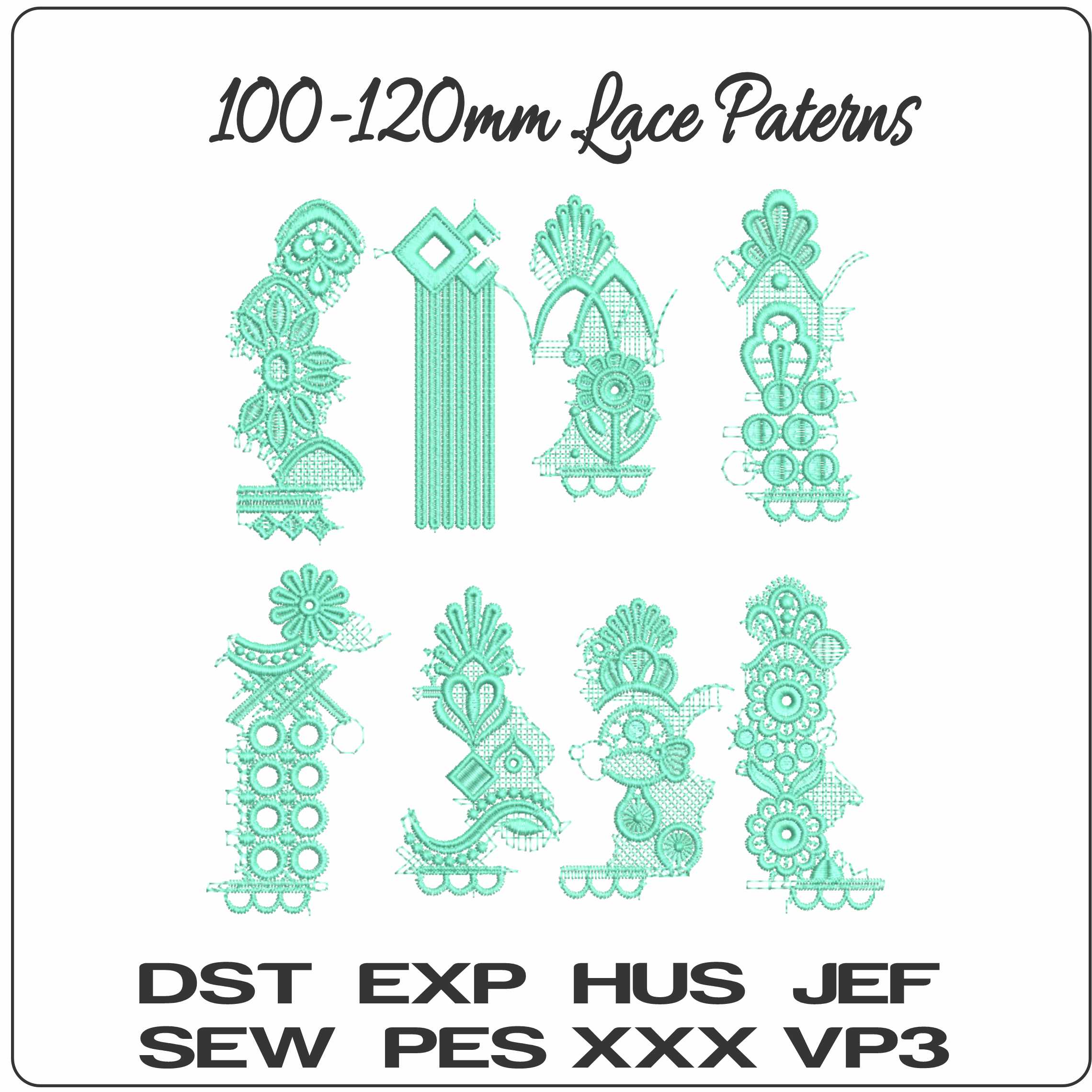 Border Lace Panels 100 120Mm