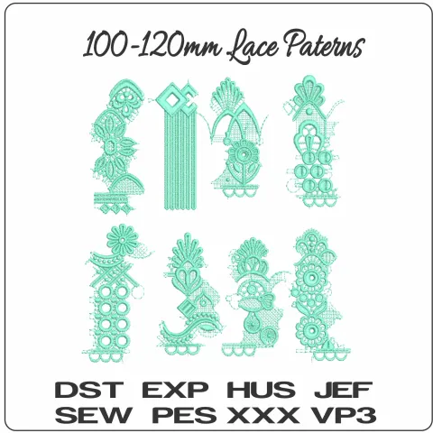 Border Lace Panels 100 120Mm