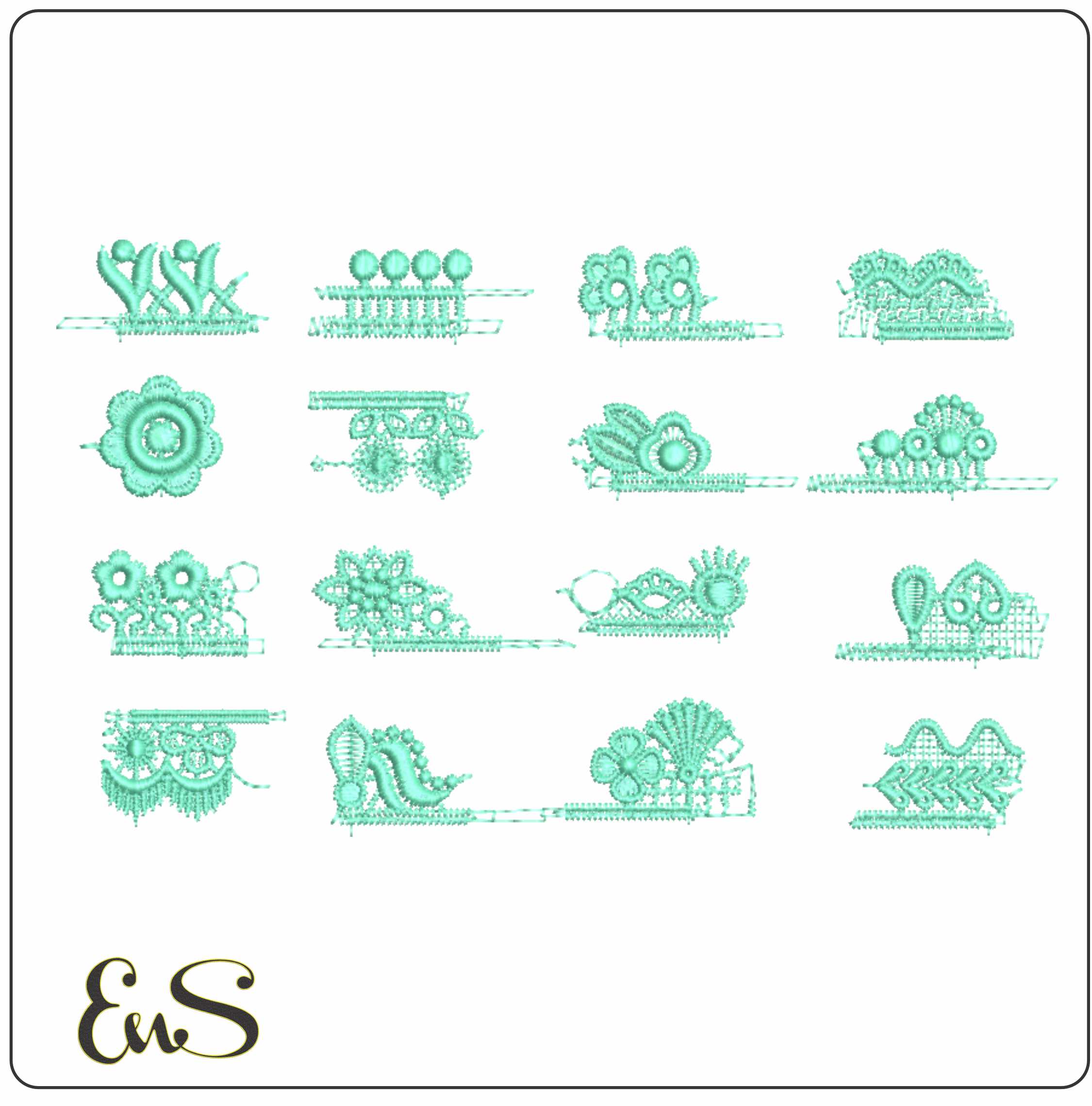 Border Lace Panels 20 30Mm 100