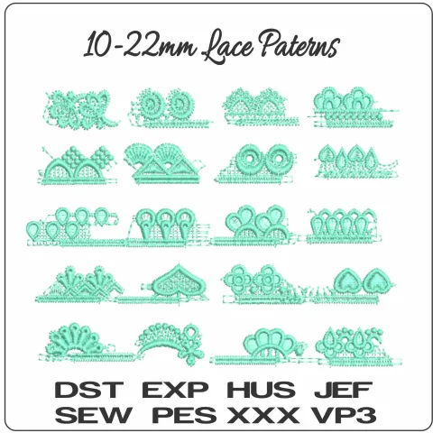 Border Lace Panels 10 20Mm 100 Designs 5