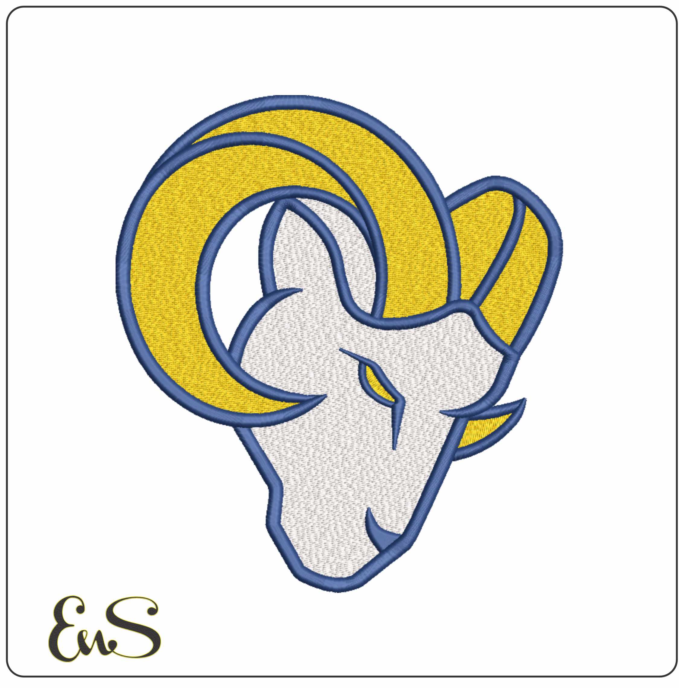 La Rams Head Alternative - American Football NFL