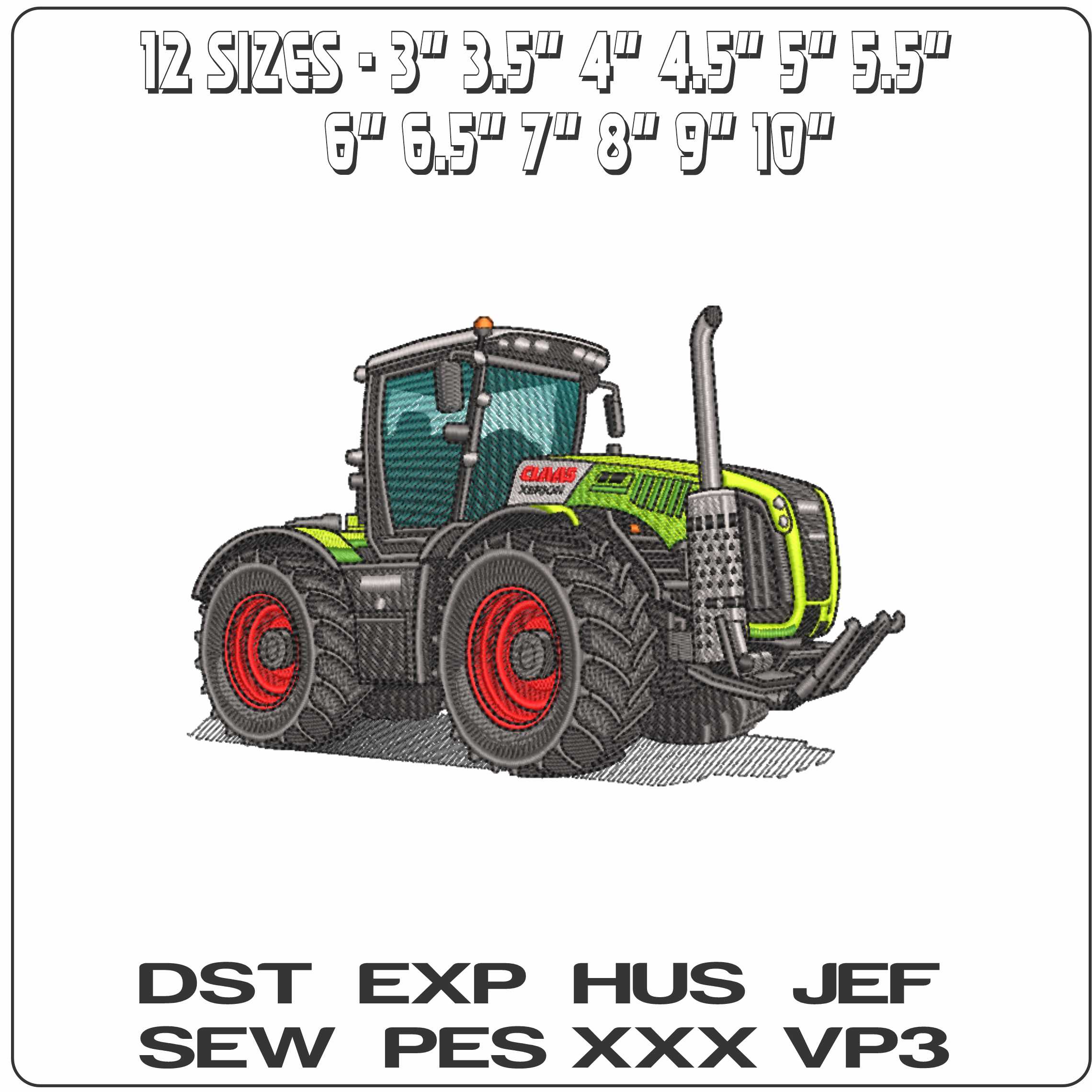 Claas Tractor Green