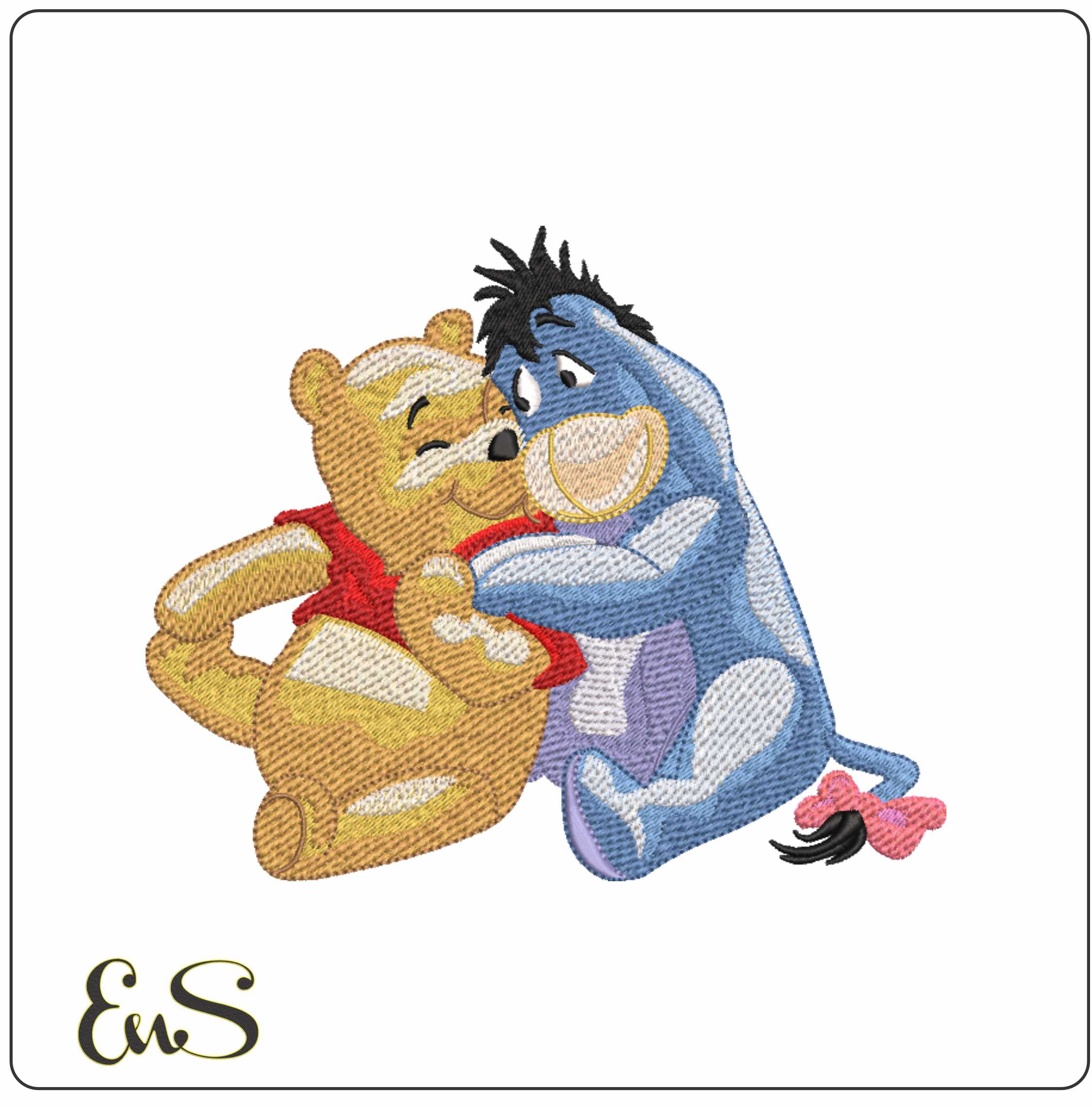 Pooh And Eeyore Cuddling
