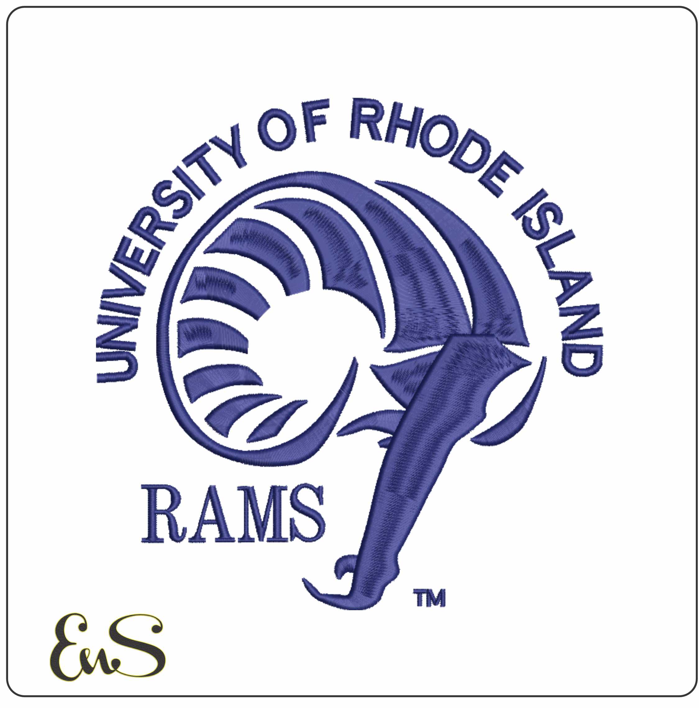 Rhode Island Rams Logo 1989