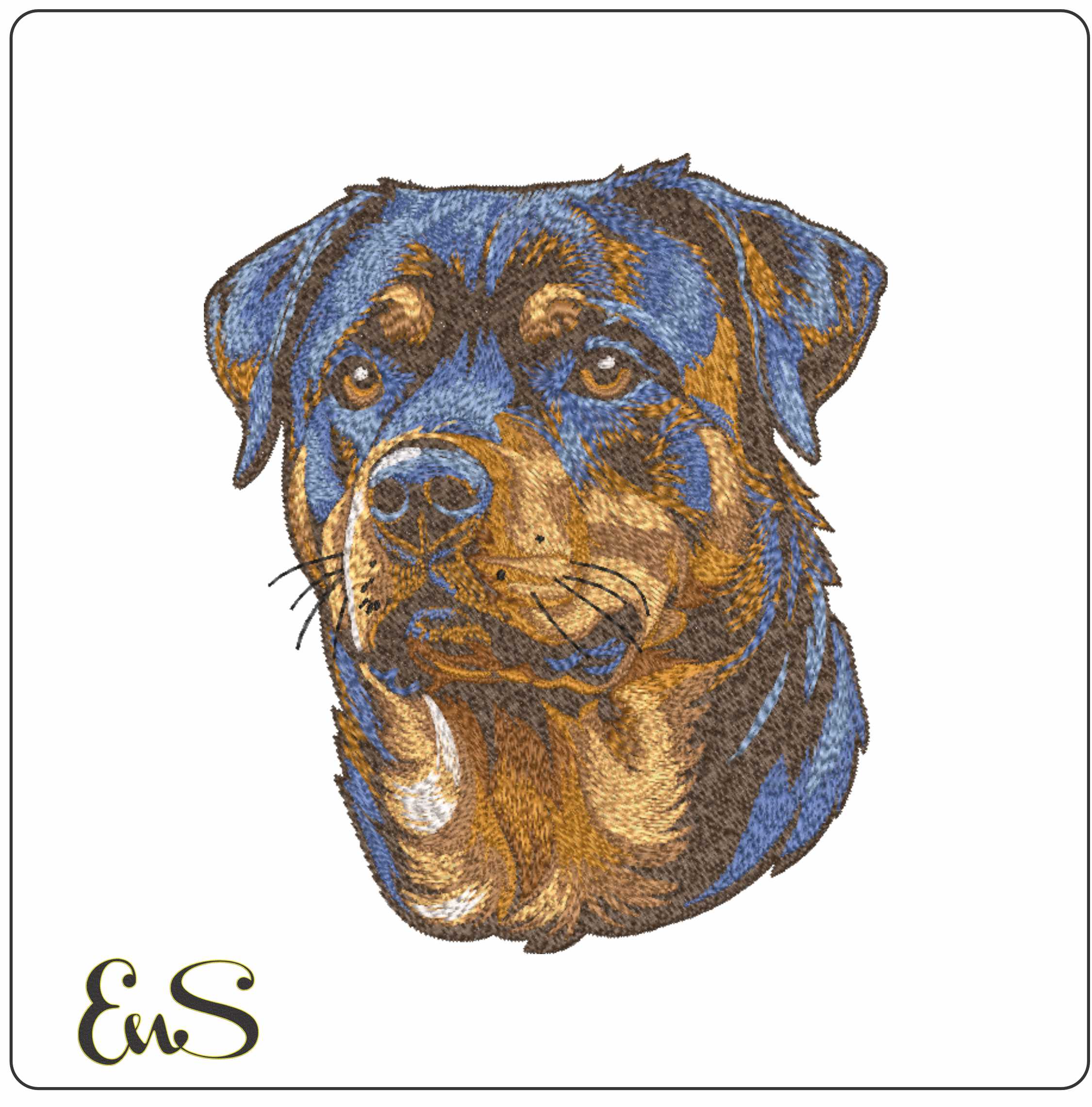 Rottweiler Dog Face