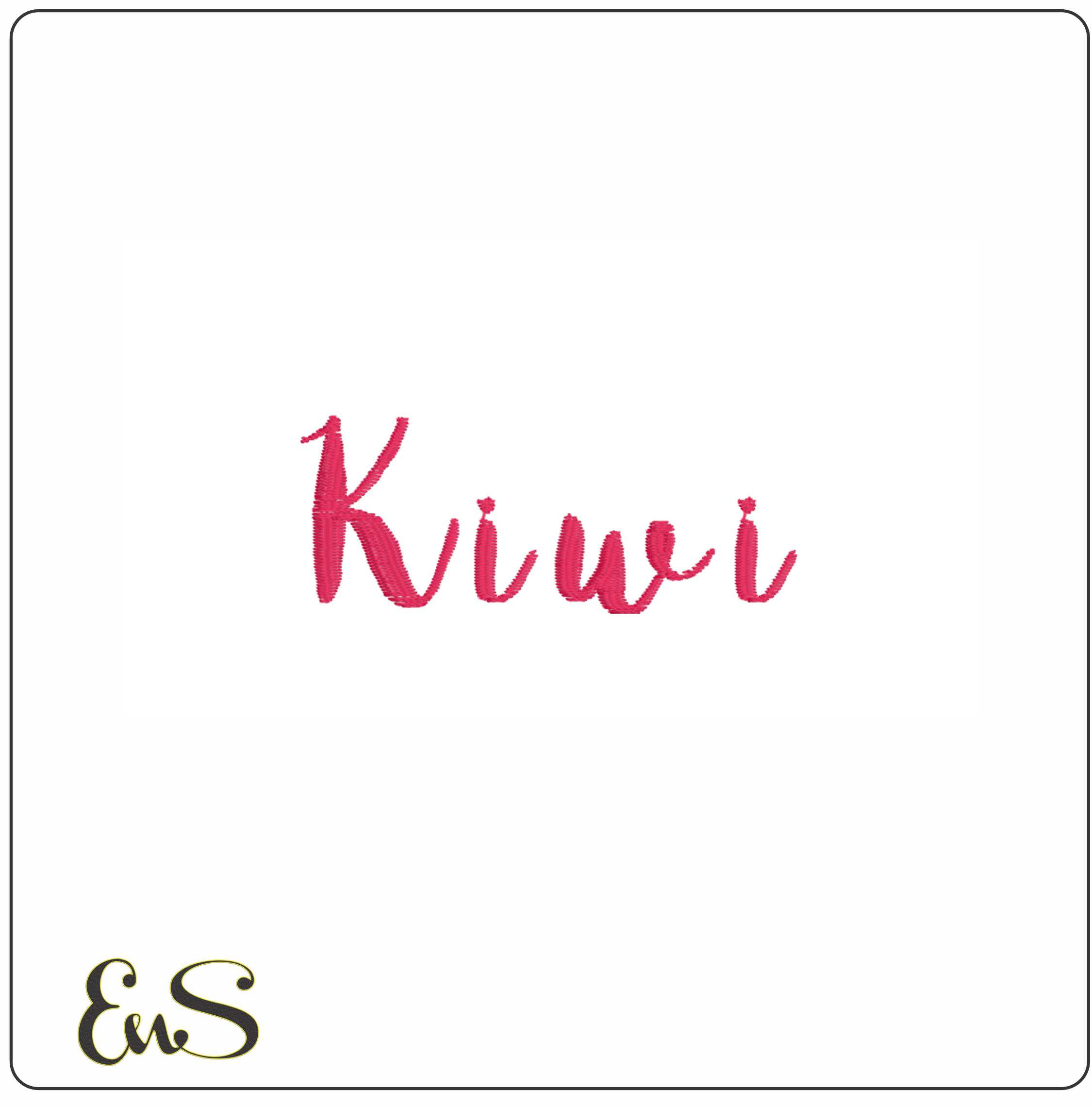 Kiwi Embroidery